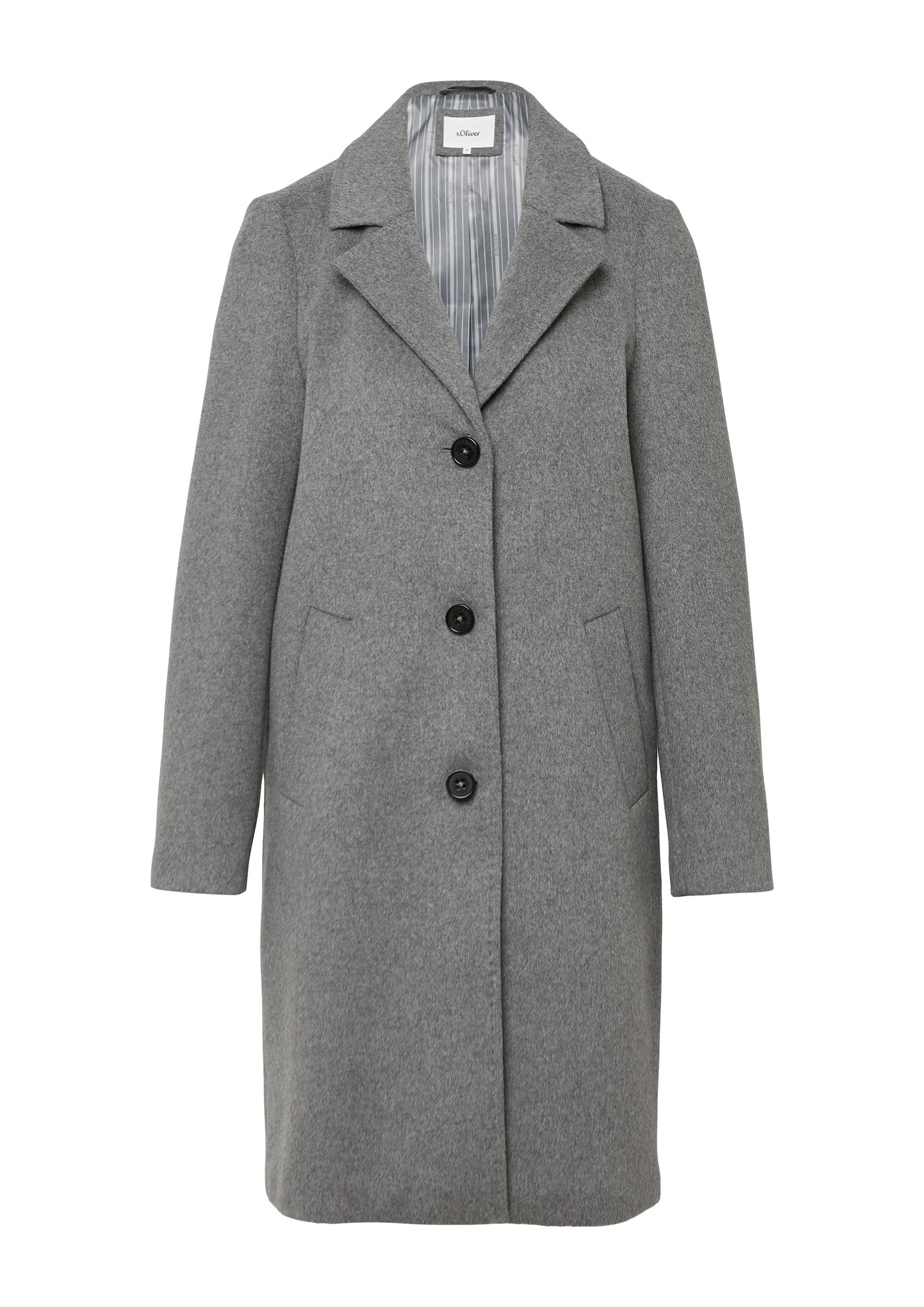 s.Oliver Starpsezonu mētelis raibi pelēks