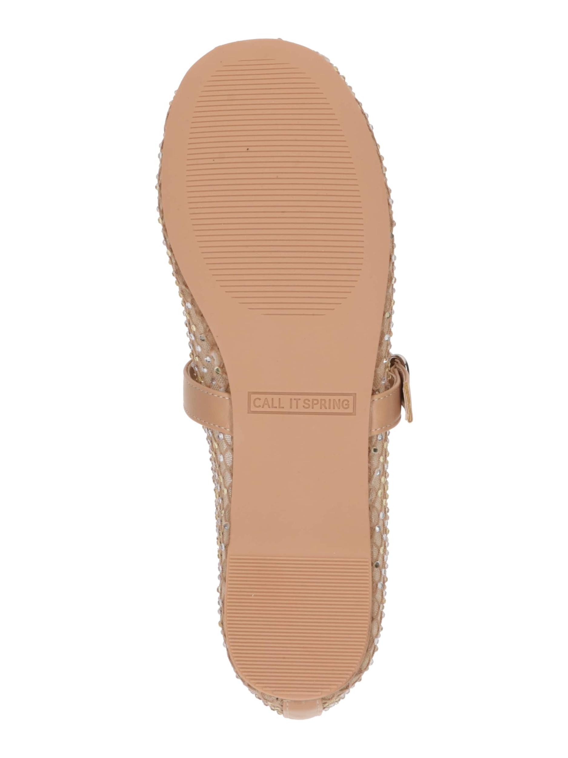 CALL IT SPRING Balerīnas ar siksniņu 'ELYIAA' smilškrāsas