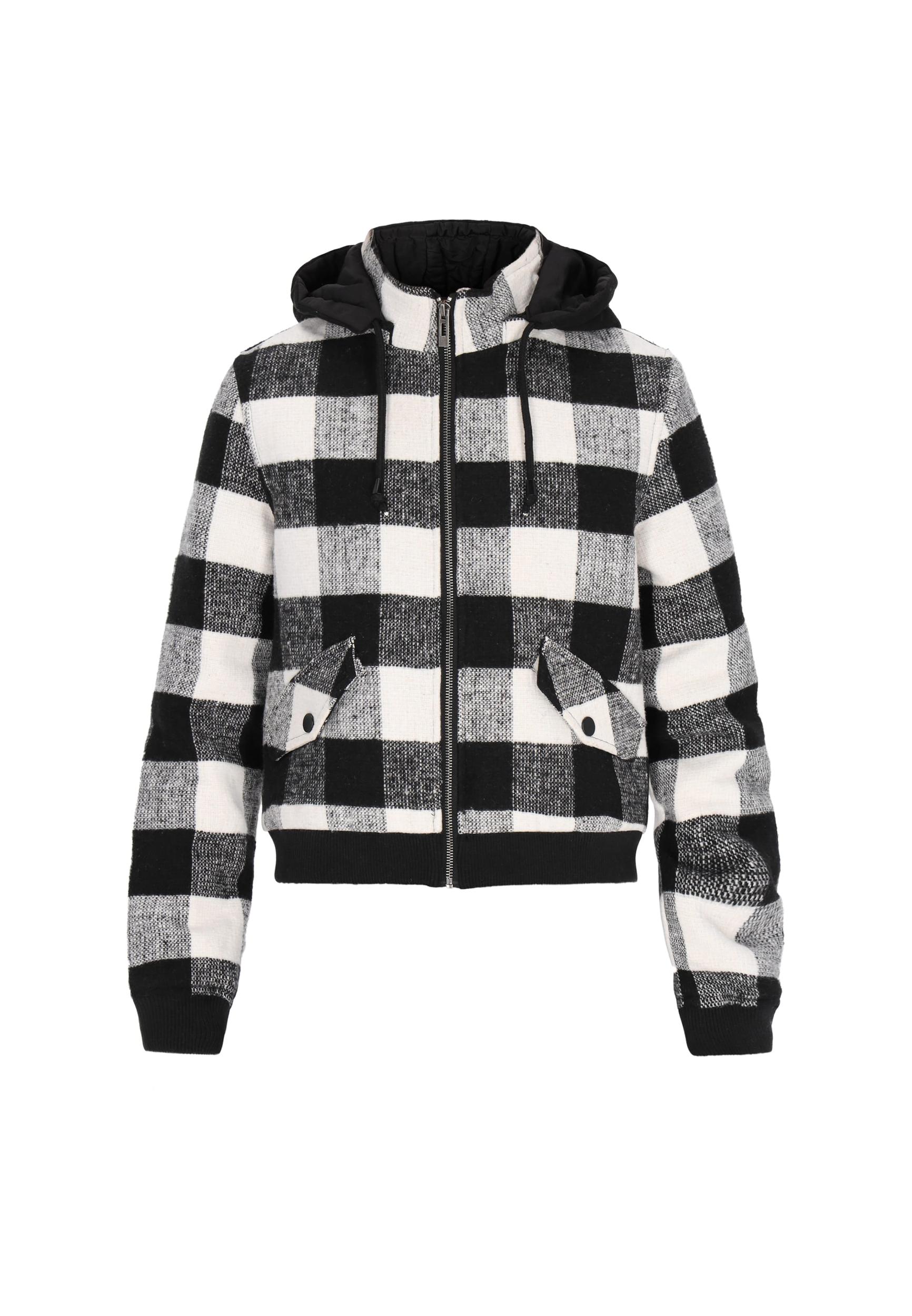 - CONTRAER - Starpsezonu jaka pelēks / melns / gandrīz balts