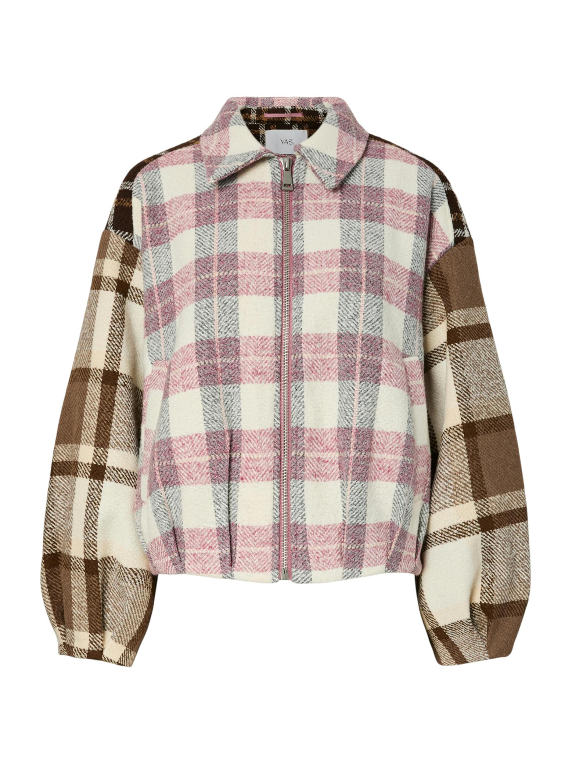 YAS Starpsezonu jaka 'YASRuby' krēmkrāsas / tumši brūns / gaiši rozā