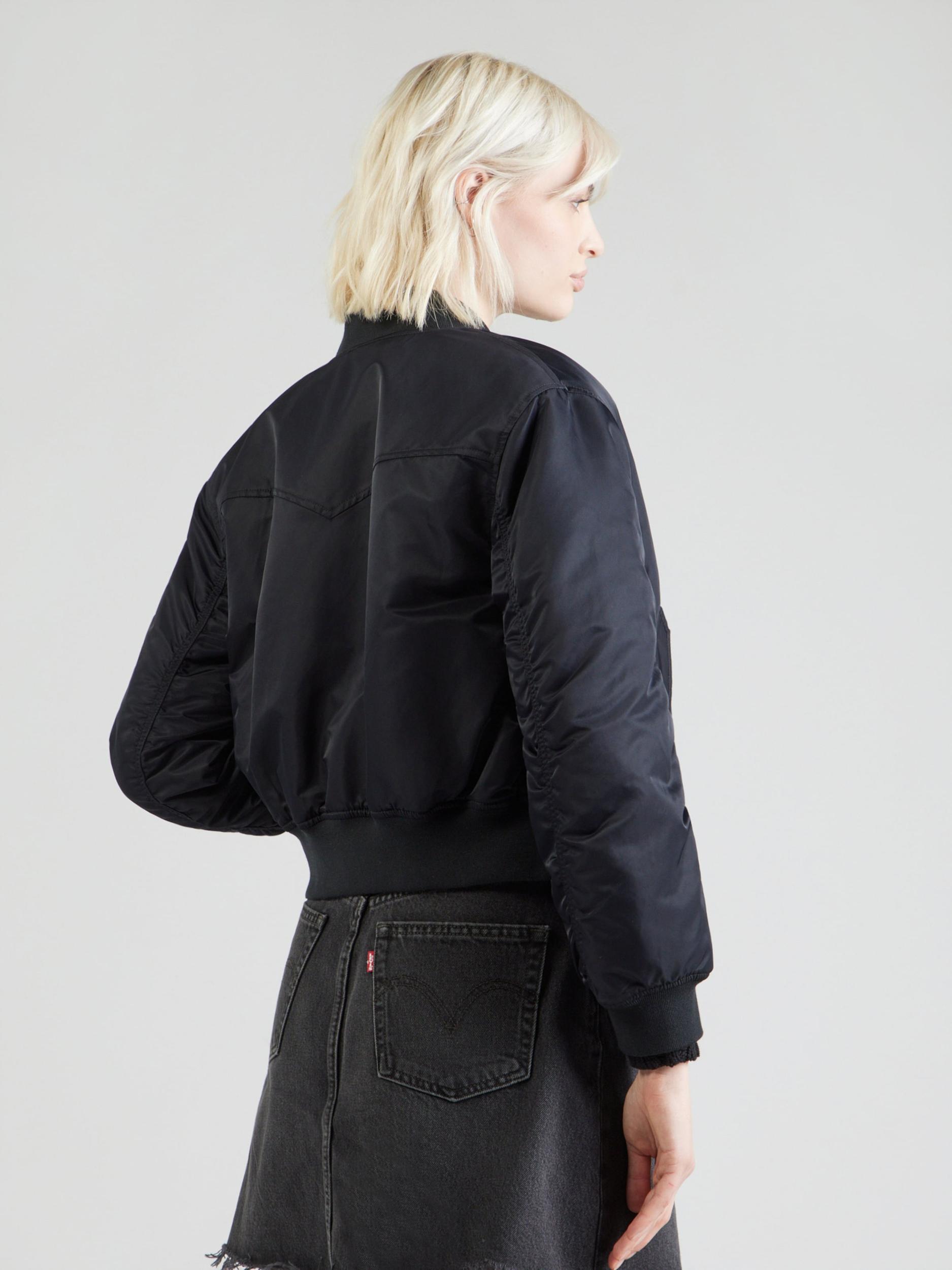 LEVI'S  Starpsezonu jaka 'Scout Western Bomber' melns