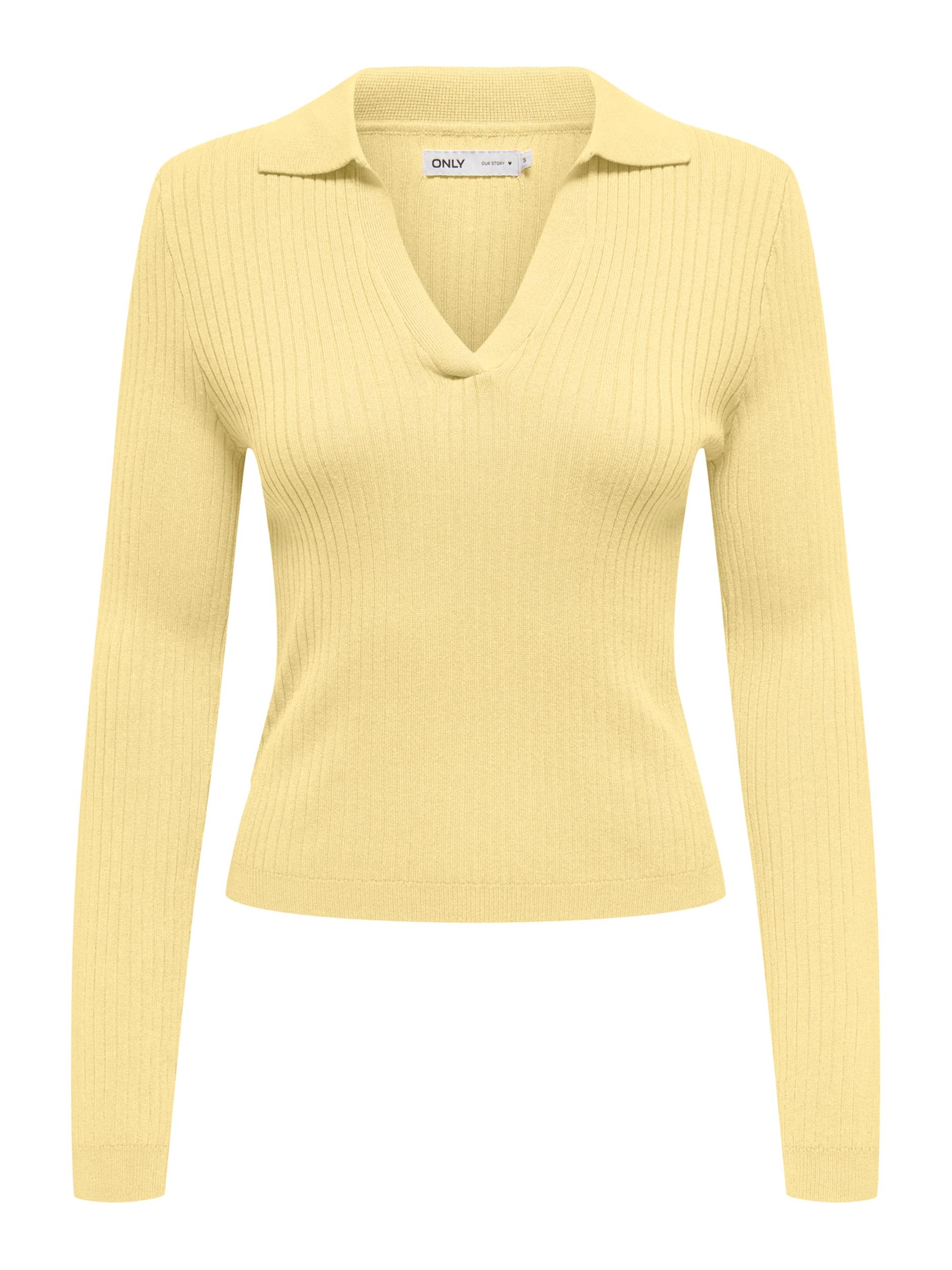 ONLY Džemperis 'ONLKaya' gaiši dzeltens