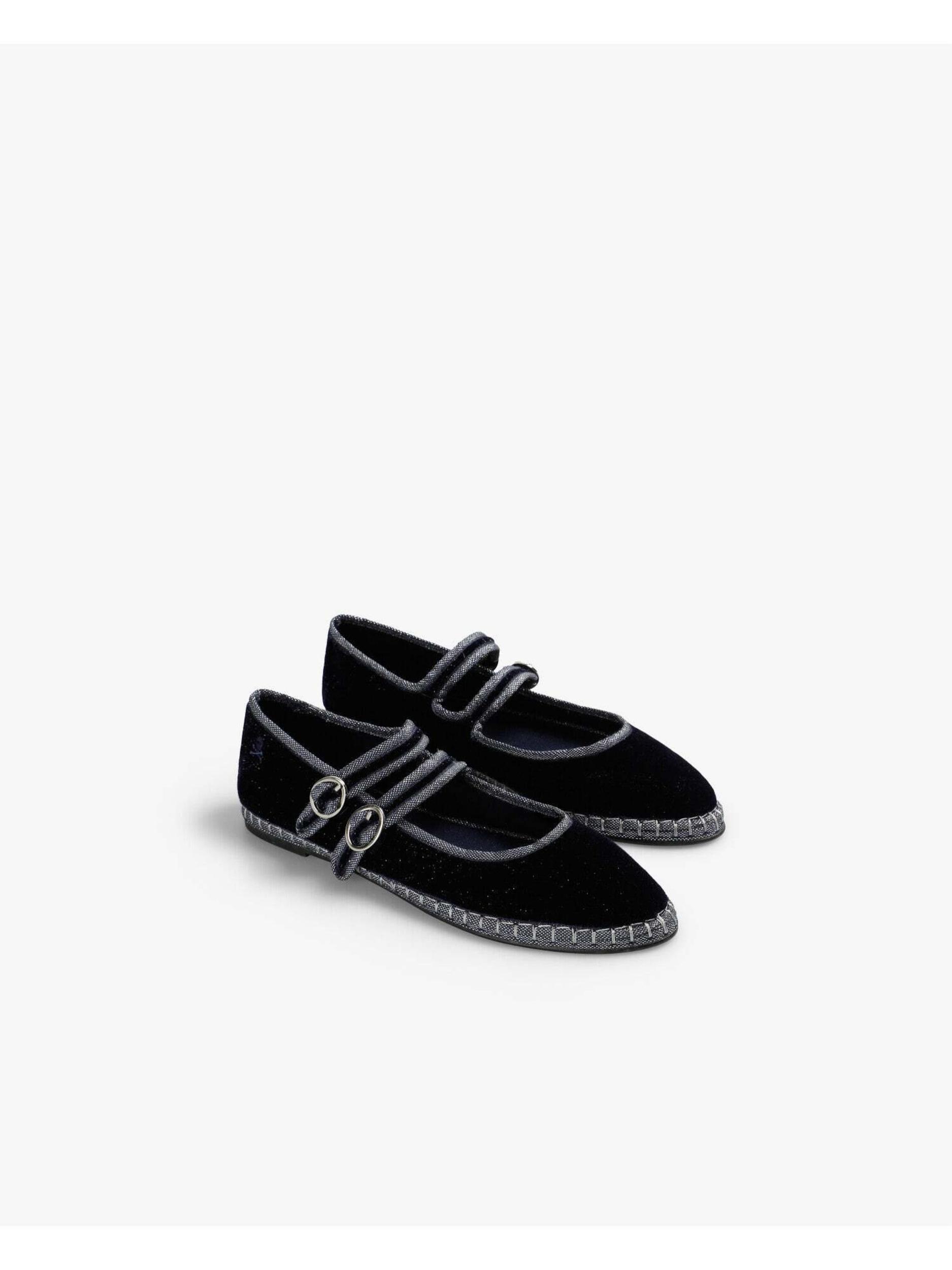 Scalpers Balerīnas ar siksniņu tumši zils