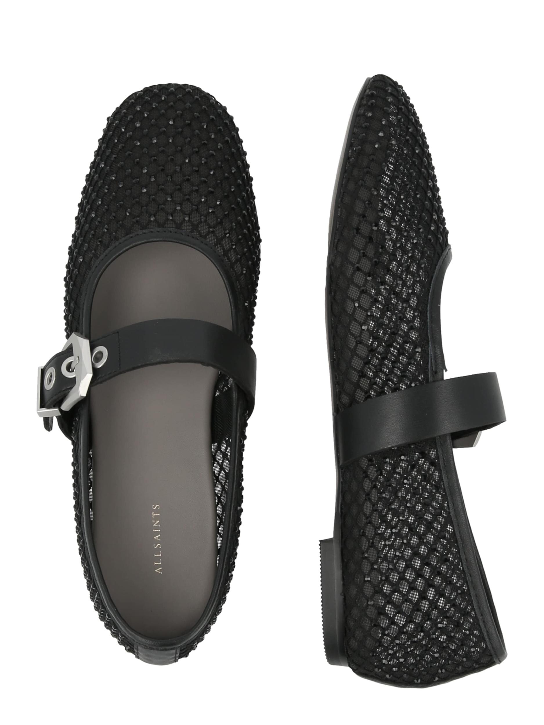 AllSaints Balerīnas ar siksniņu 'HOLLY' melns