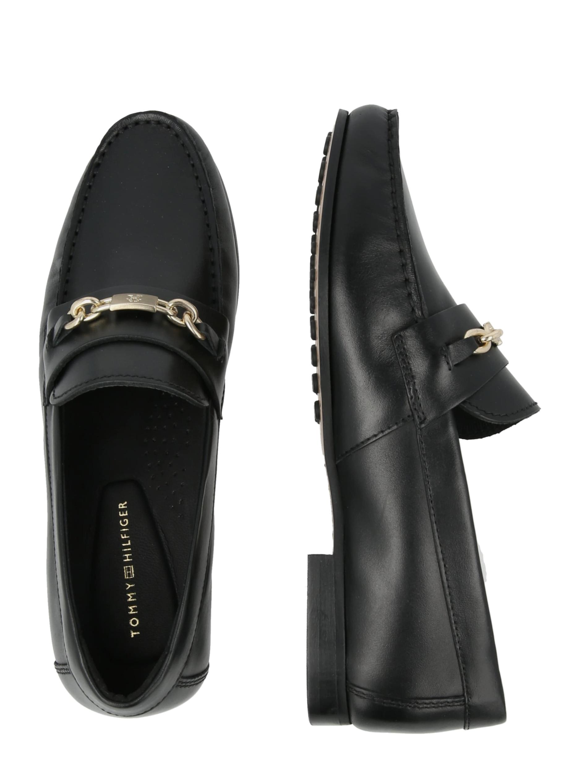 TOMMY HILFIGER Mokasīni melns