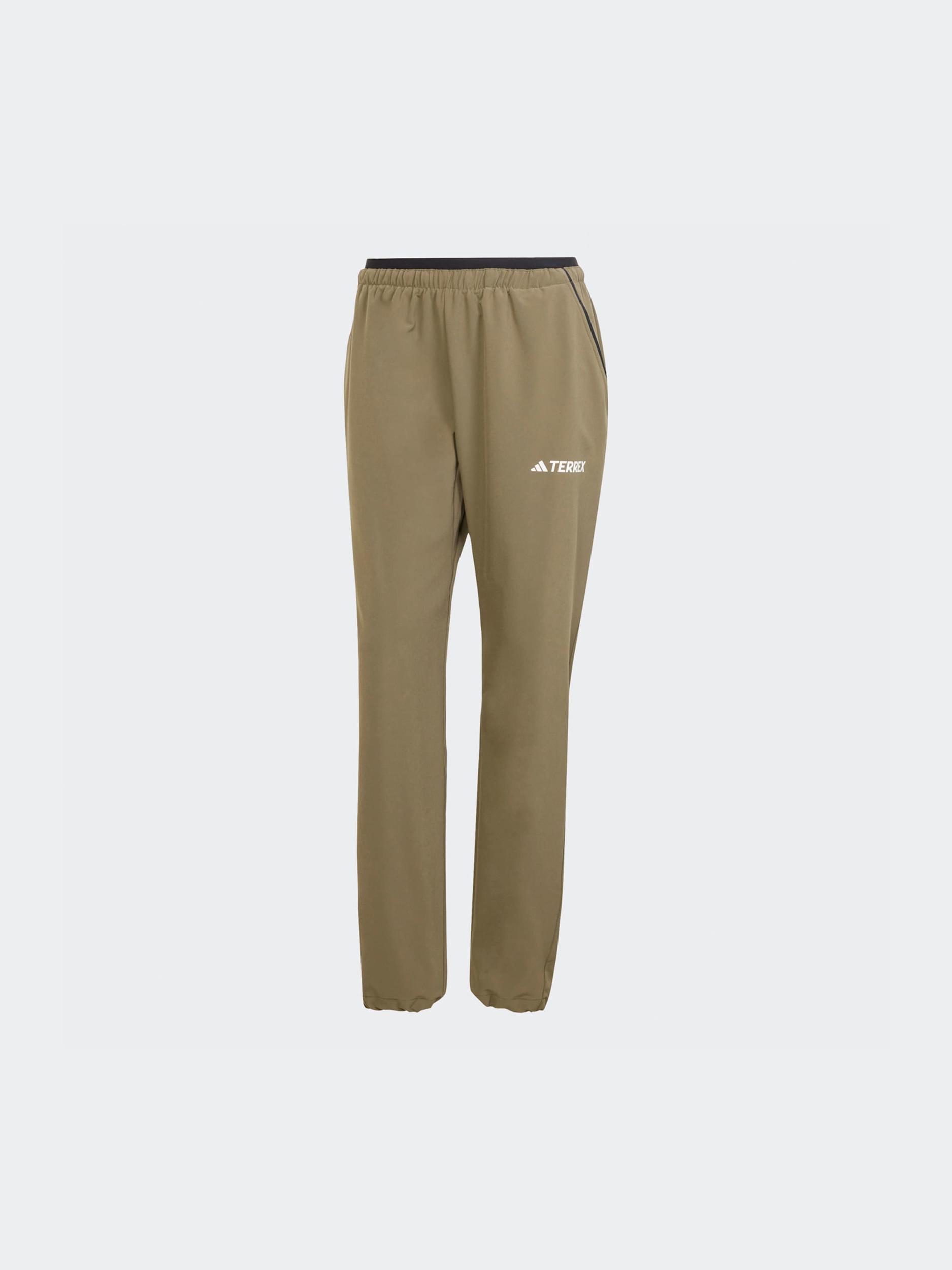 ADIDAS TERREX Āra bikses olīvzaļš / melns / balts