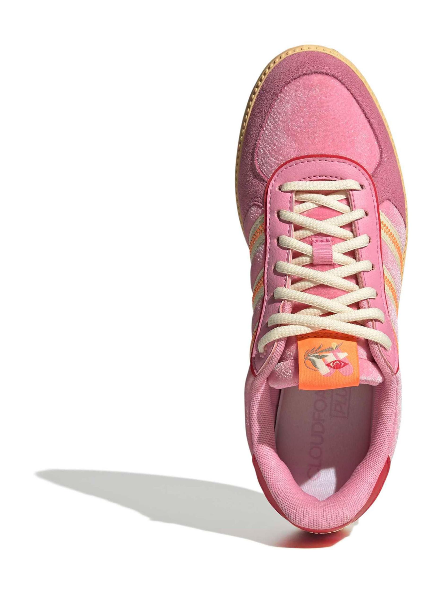 ADIDAS SPORTSWEAR Zemie brīvā laika apavi 'BREAKNET SLEEK' oranžs / rozā / vecrozā / sarkans