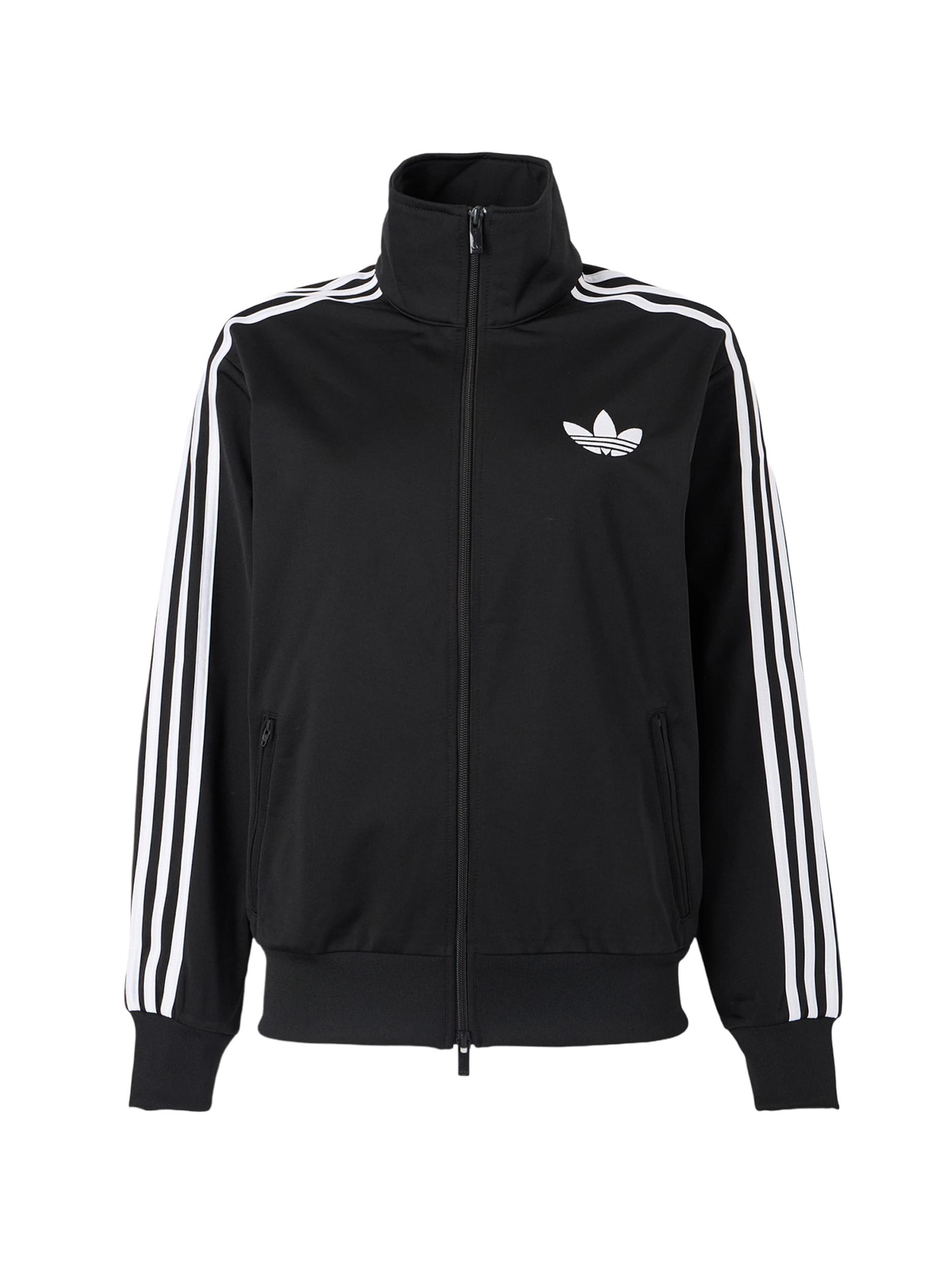 ADIDAS ORIGINALS Sportiska jaka melns / balts