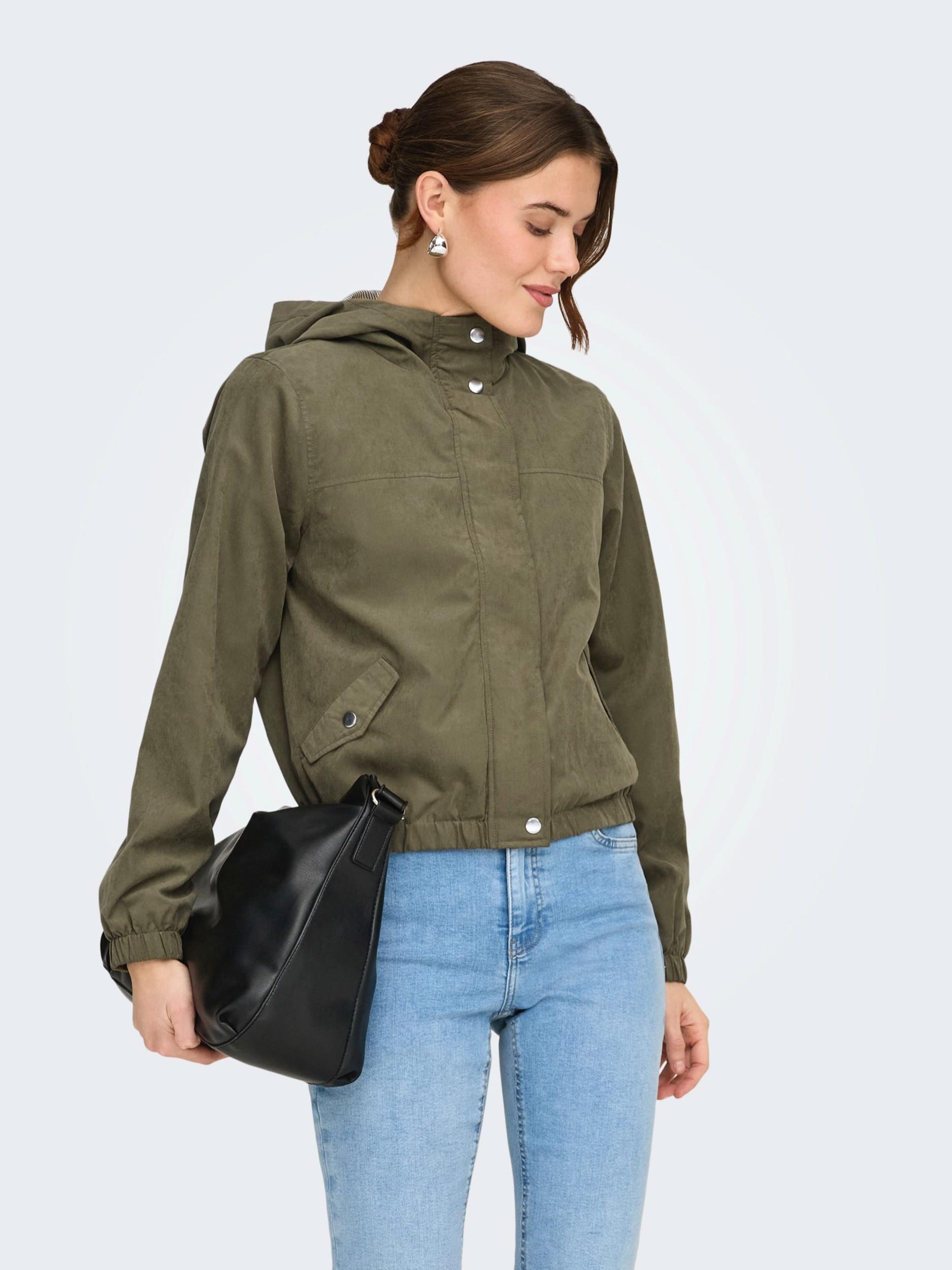 JDY Starpsezonu jaka 'JDYHAZEN' olīvzaļš