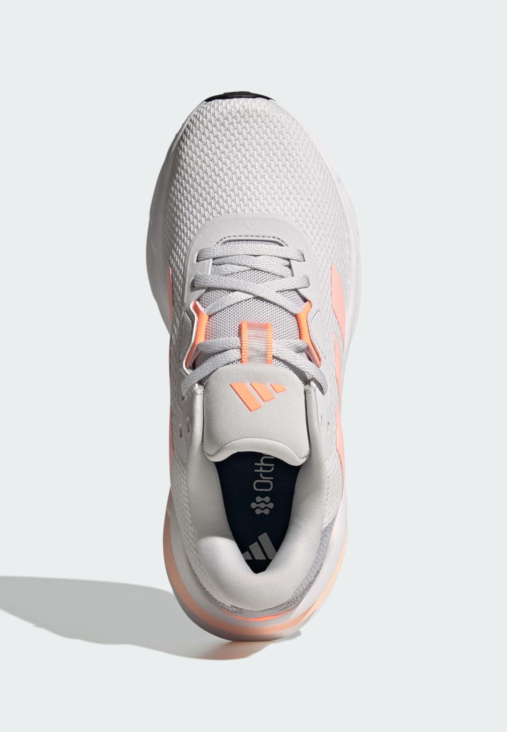 ADIDAS PERFORMANCE Skriešanas apavi 'GALAXY 7' pelēks / gaiši pelēks / persiku