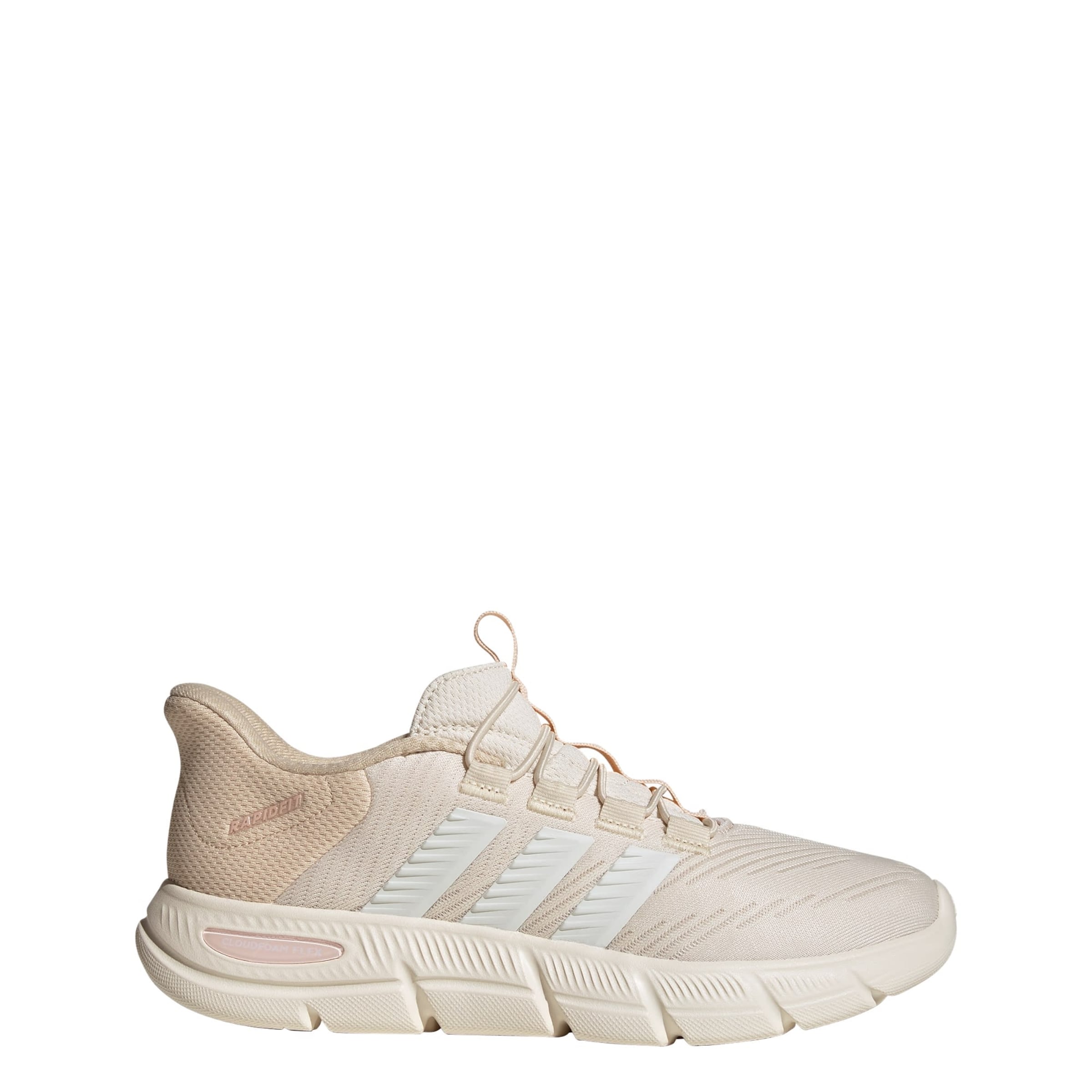 ADIDAS SPORTSWEAR Zemie brīvā laika apavi 'Cloudfoam Flex Rapidfit' nebalināts / balts