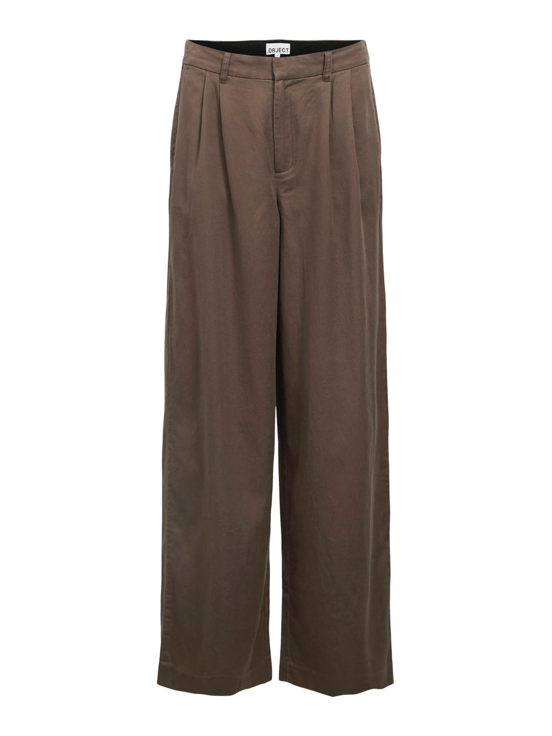 OBJECT Klasiskas bikses 'OBJTuba' šokolādes krāsas