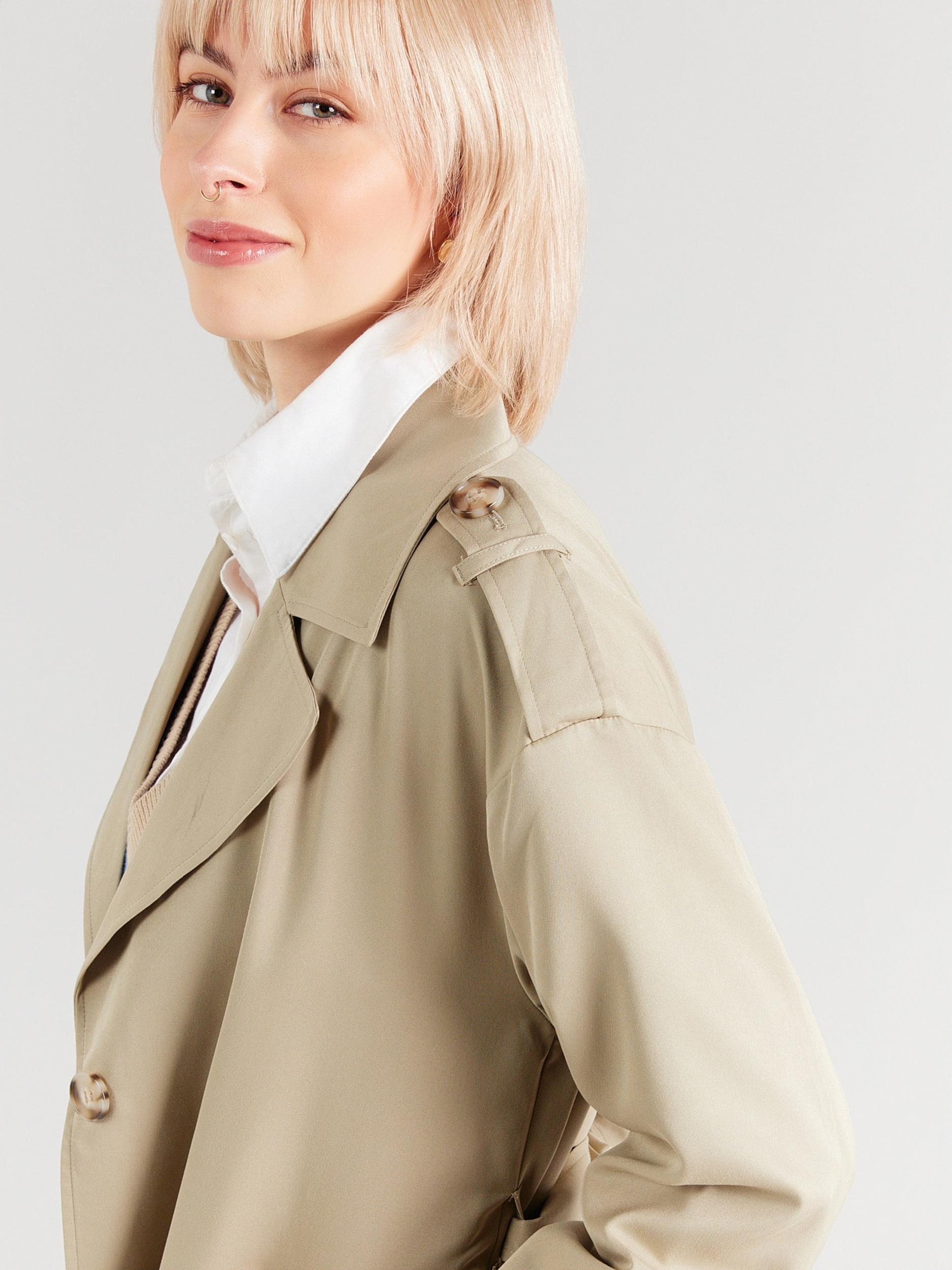 ONLY Starpsezonu mētelis 'ONLLine' pelēkbrūns