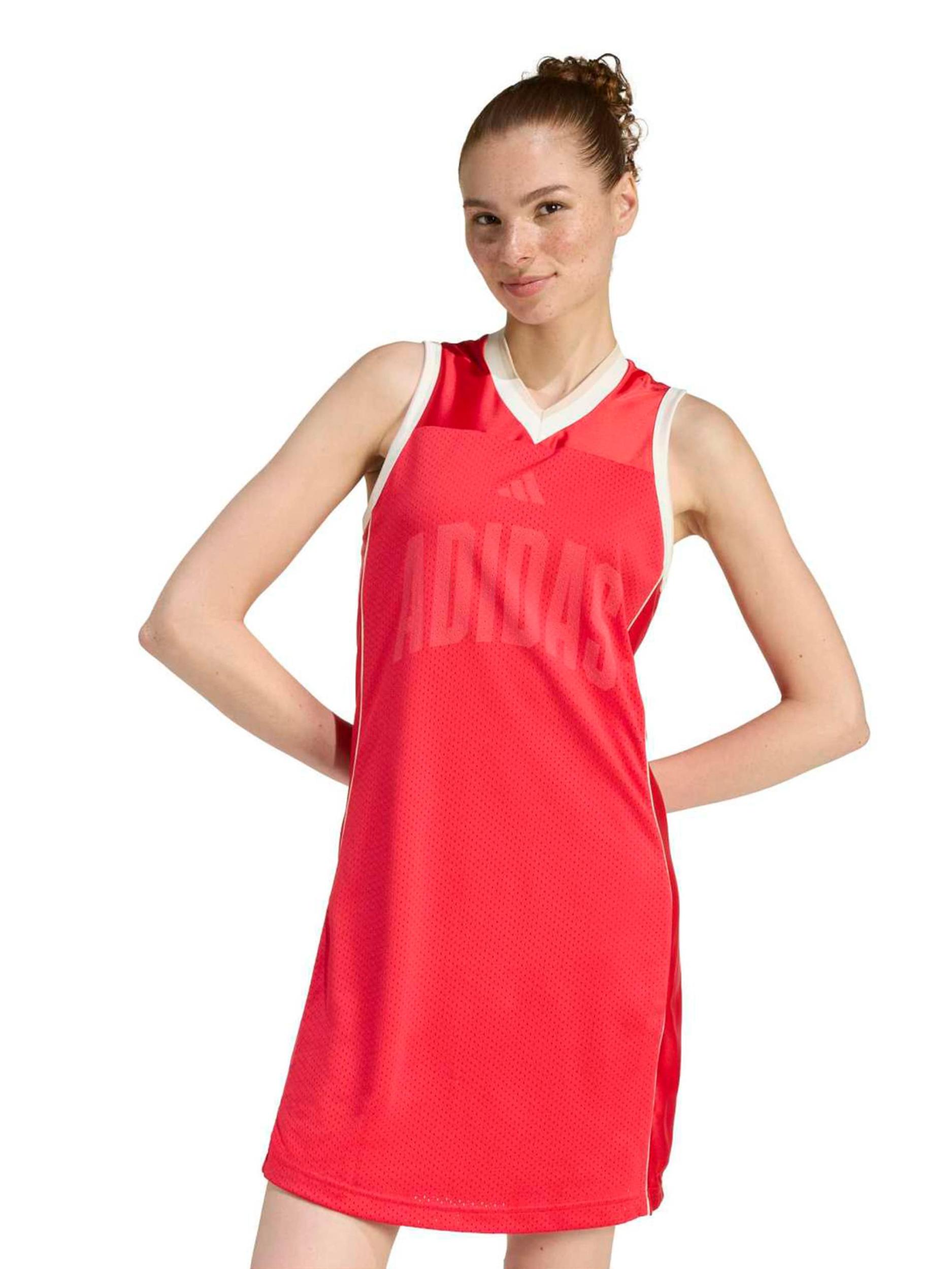 ADIDAS SPORTSWEAR Sporta kleita 'STA SEAS' sarkans / gaiši sarkans / balts