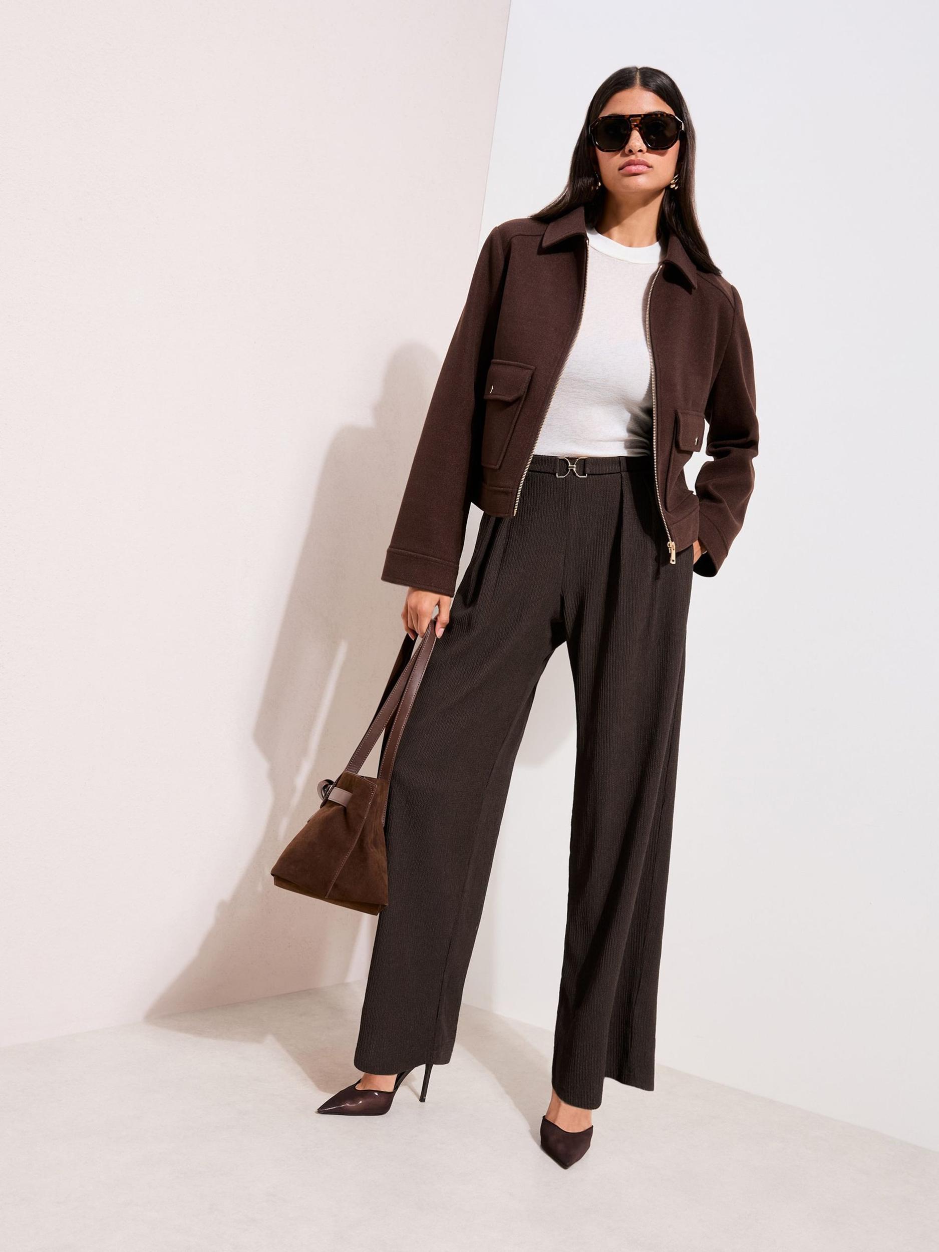 Friends Like These Klasiskas bikses tumši brūns