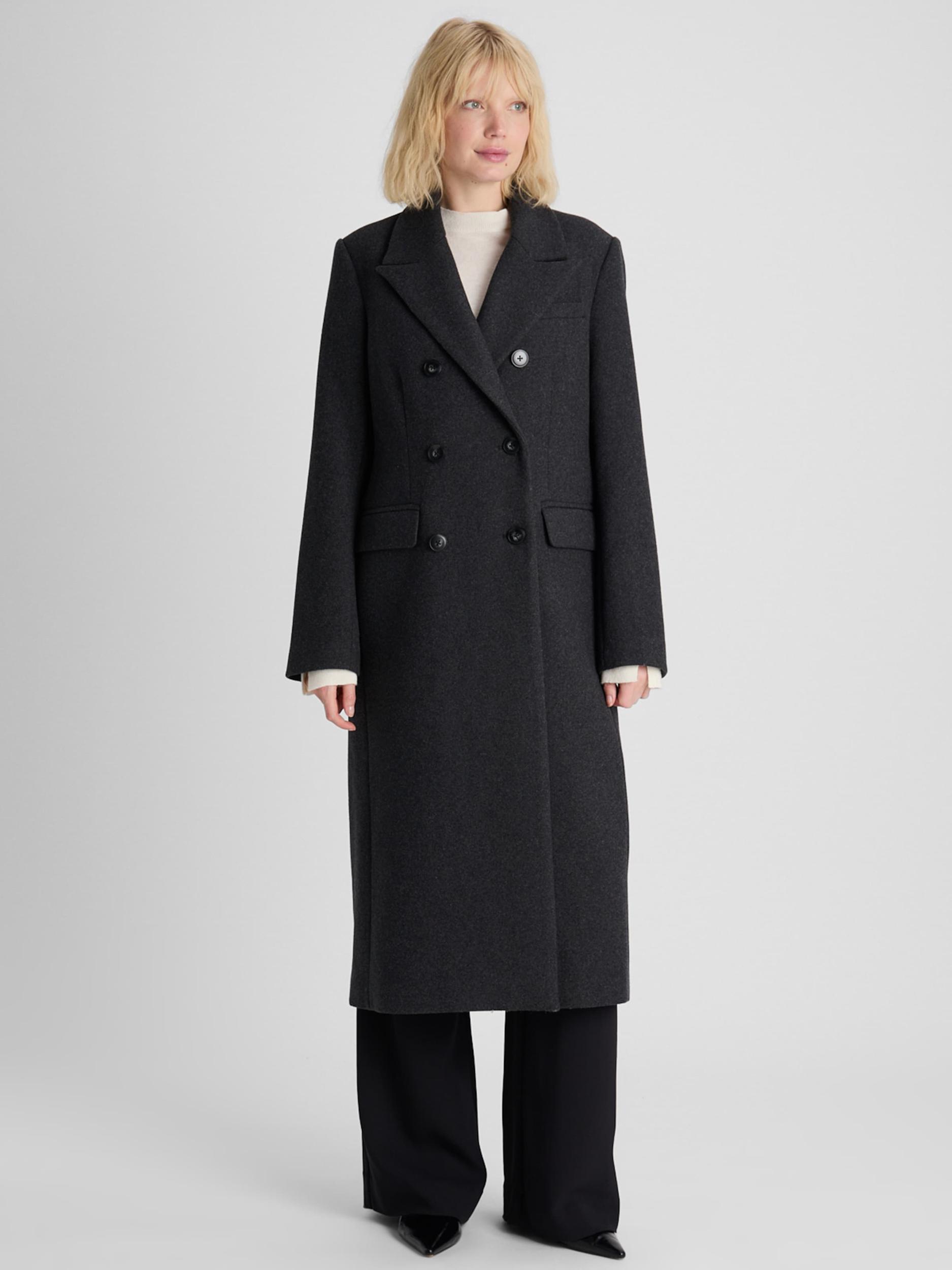 Guido Maria Kretschmer Women Starpsezonu mētelis 'Heather' antracīta