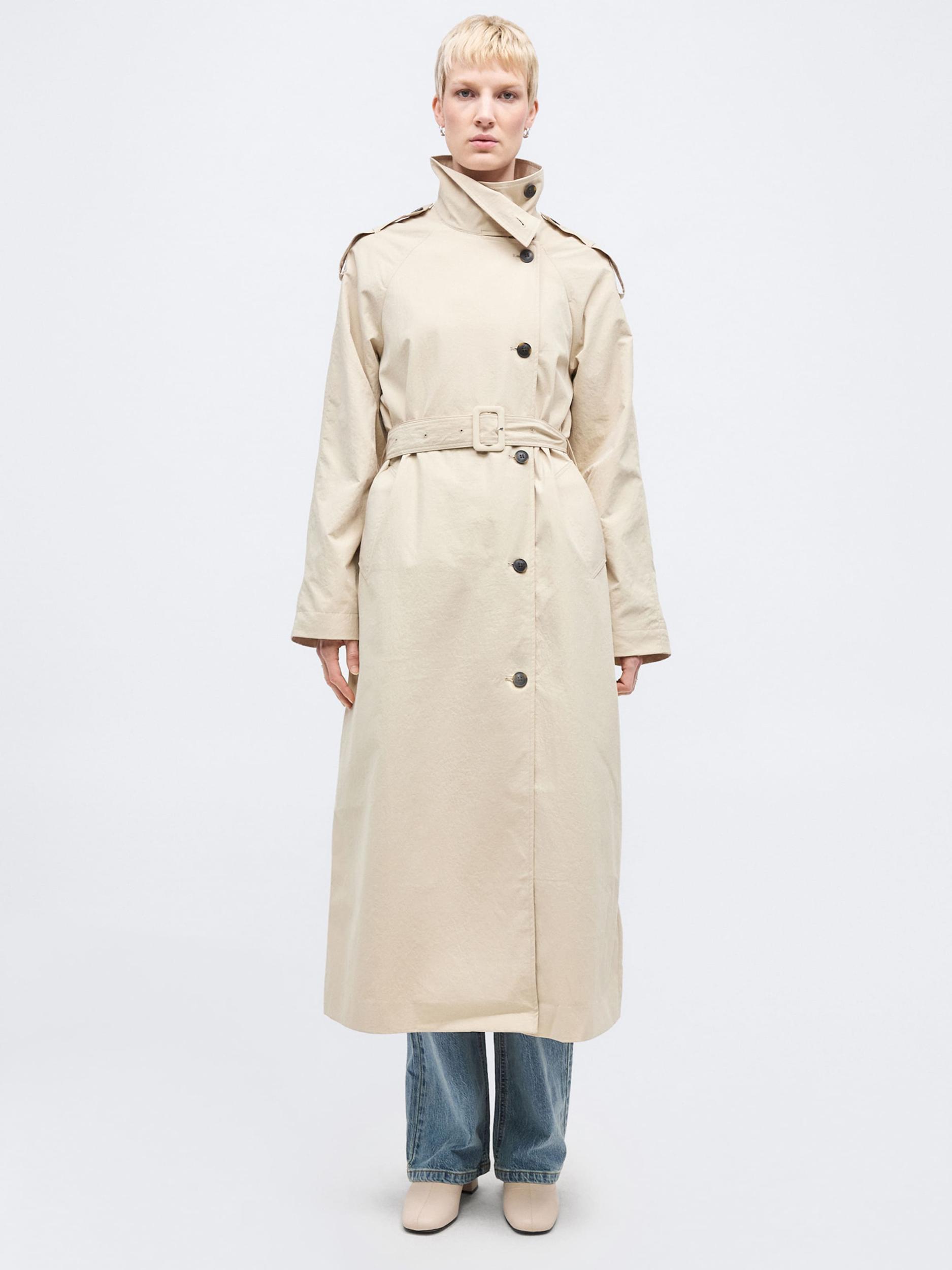 Vero Moda Tall Starpsezonu mētelis bēšs