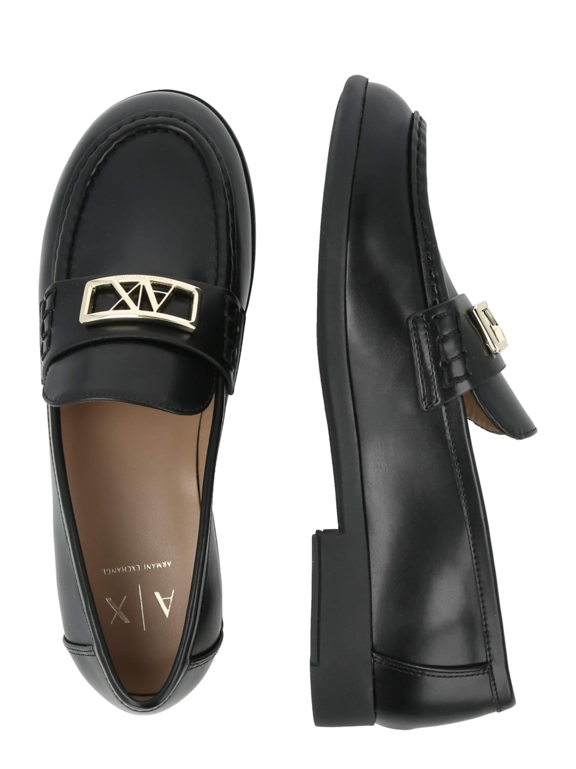 ARMANI EXCHANGE Iešļūcenes 'MAGGIE' melns