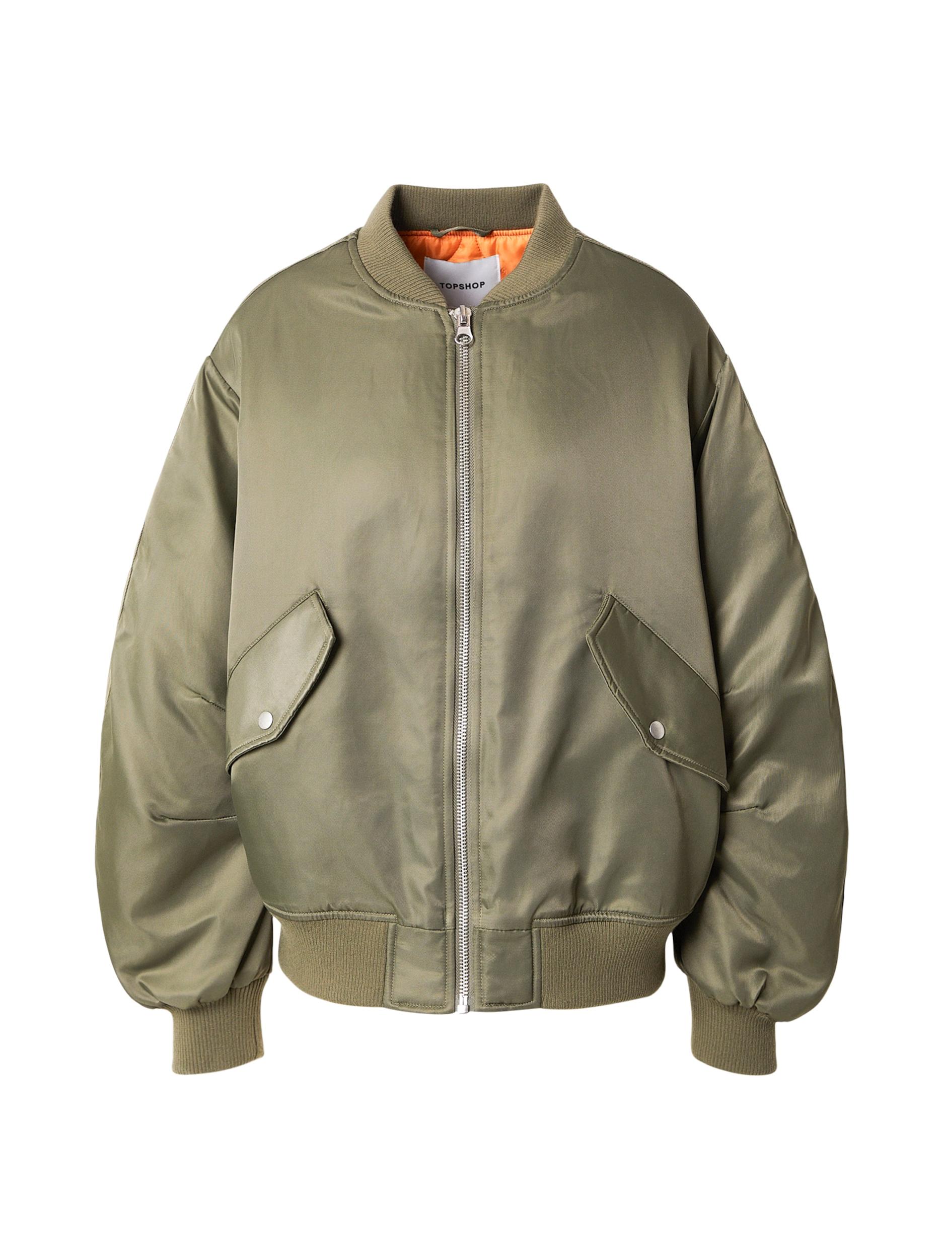 TOPSHOP Starpsezonu jaka 'AVA' olīvzaļš