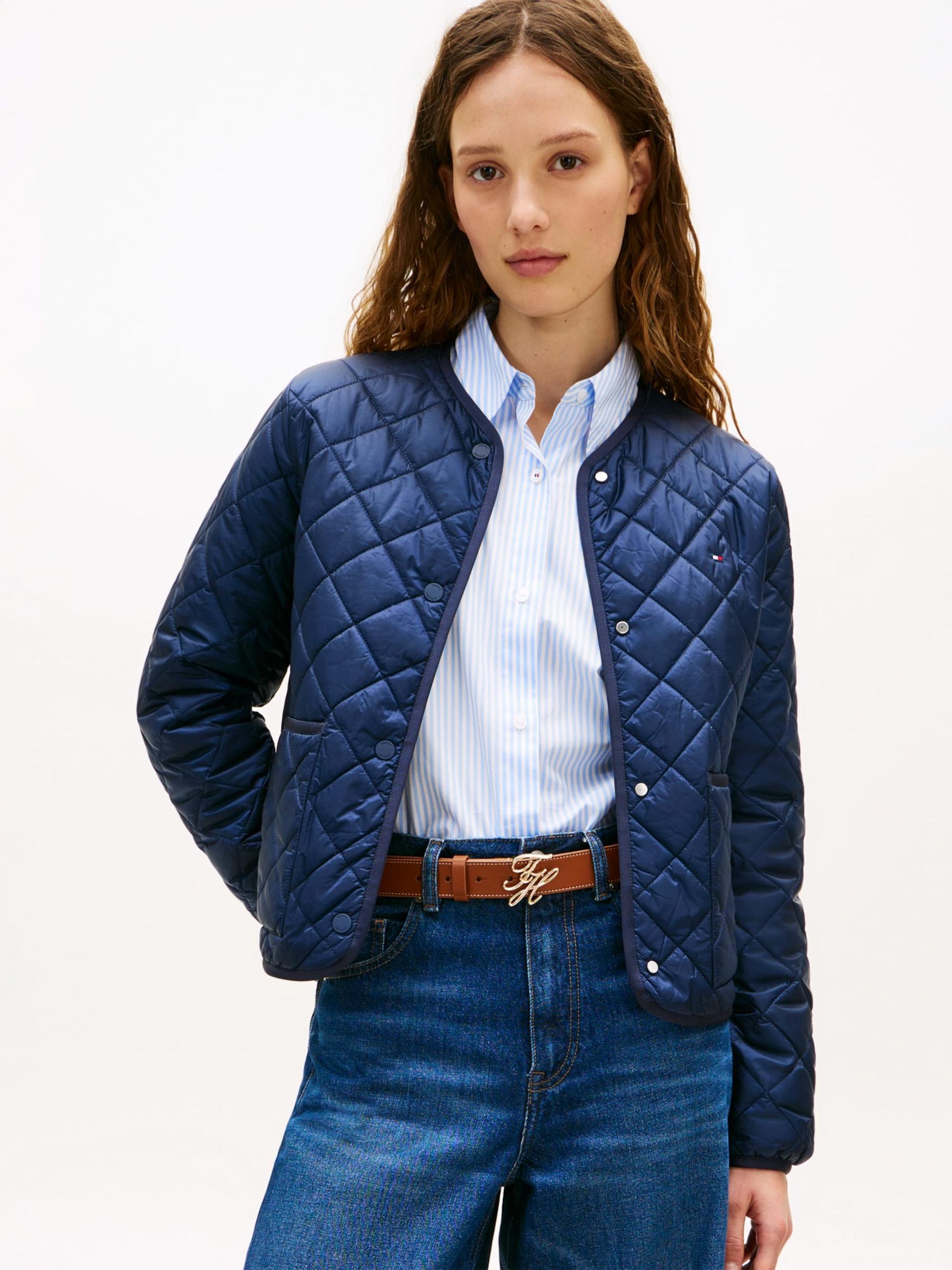 TOMMY HILFIGER Starpsezonu jaka tumši zils