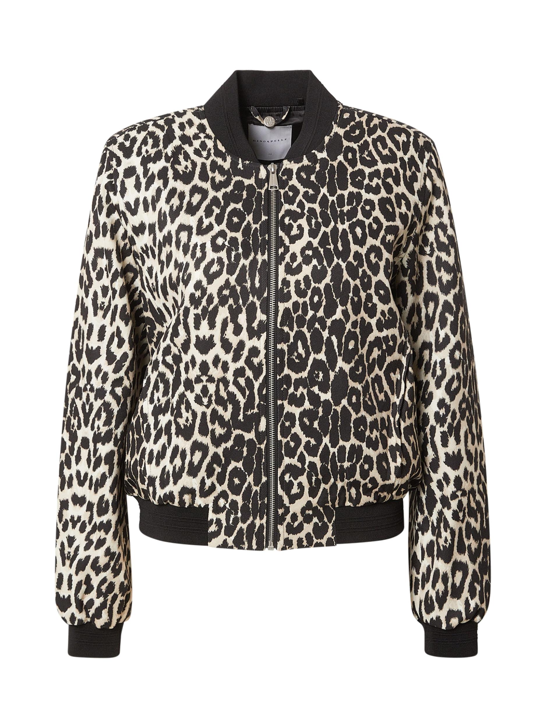 RINO & PELLE Starpsezonu jaka 'Banner' bēšs / melns