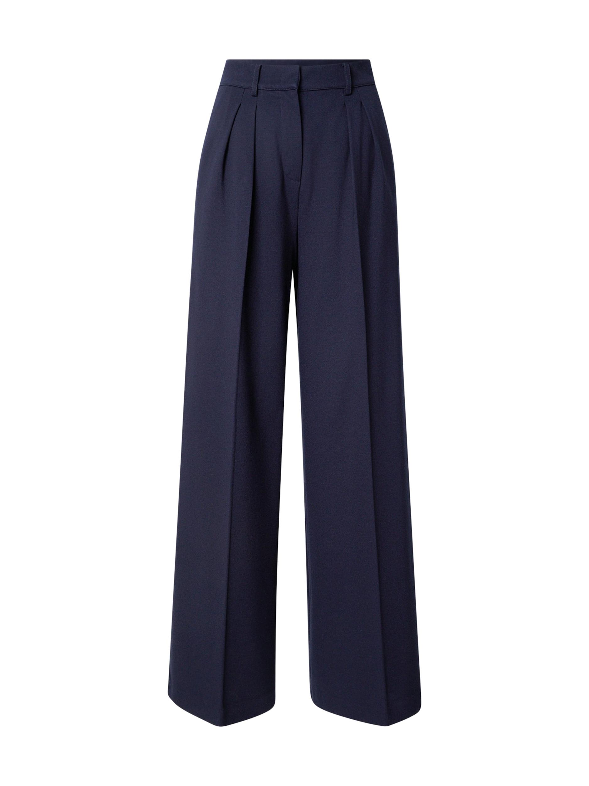 MM by Max Mara Buktētas bikses 'GINNICO' tumši zils