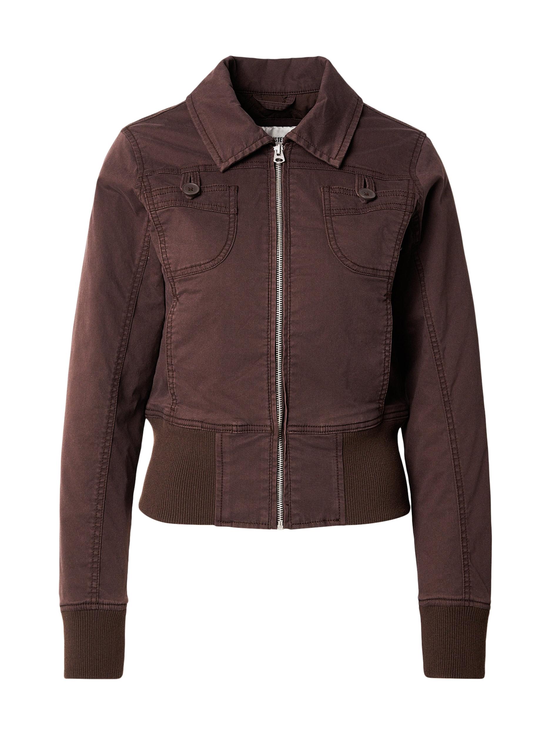 HOLLISTER Starpsezonu jaka tumši brūns