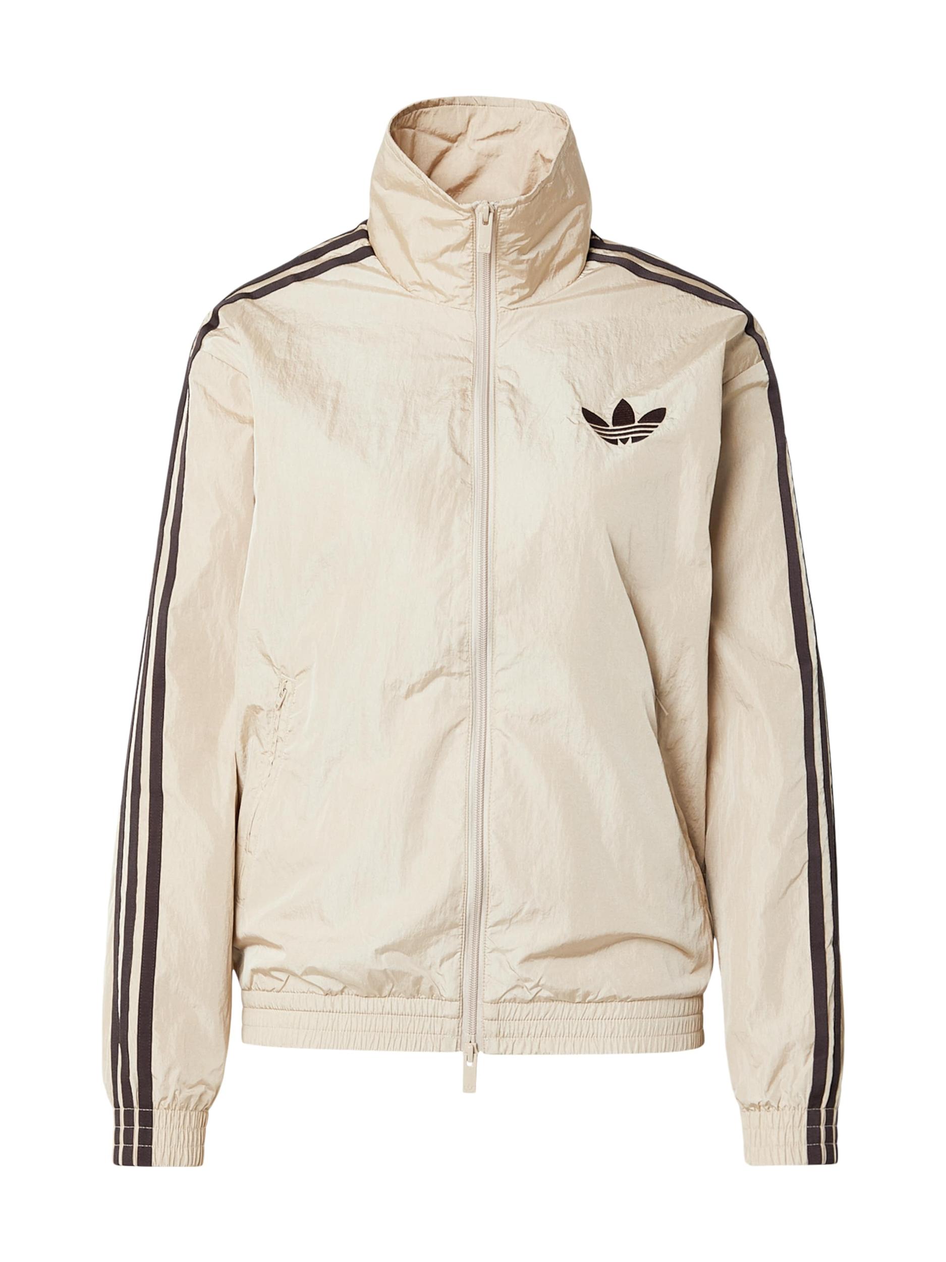 ADIDAS ORIGINALS Sportiska jaka 'FB' bēšs / melns