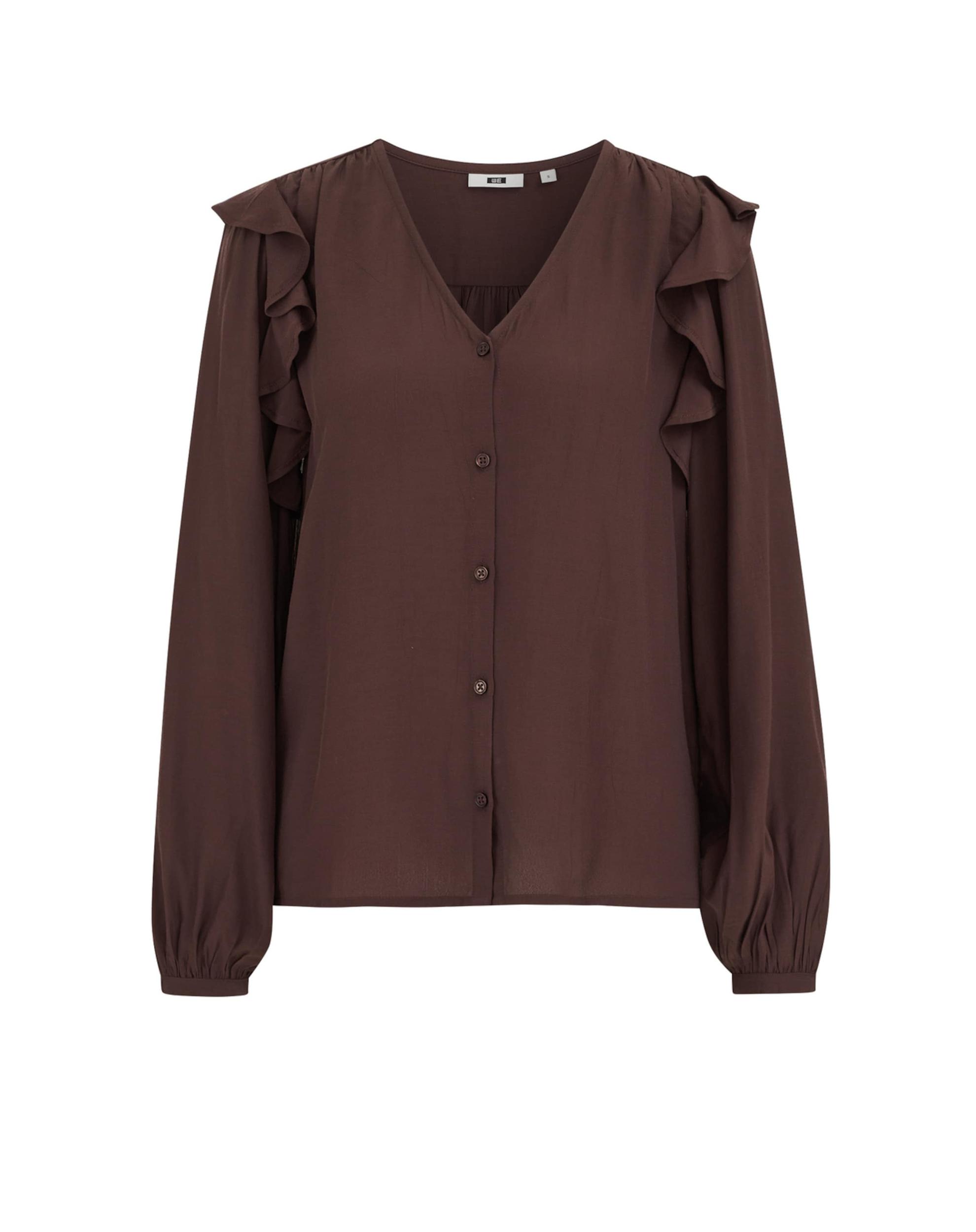 WE Fashion Blūze tumši brūns