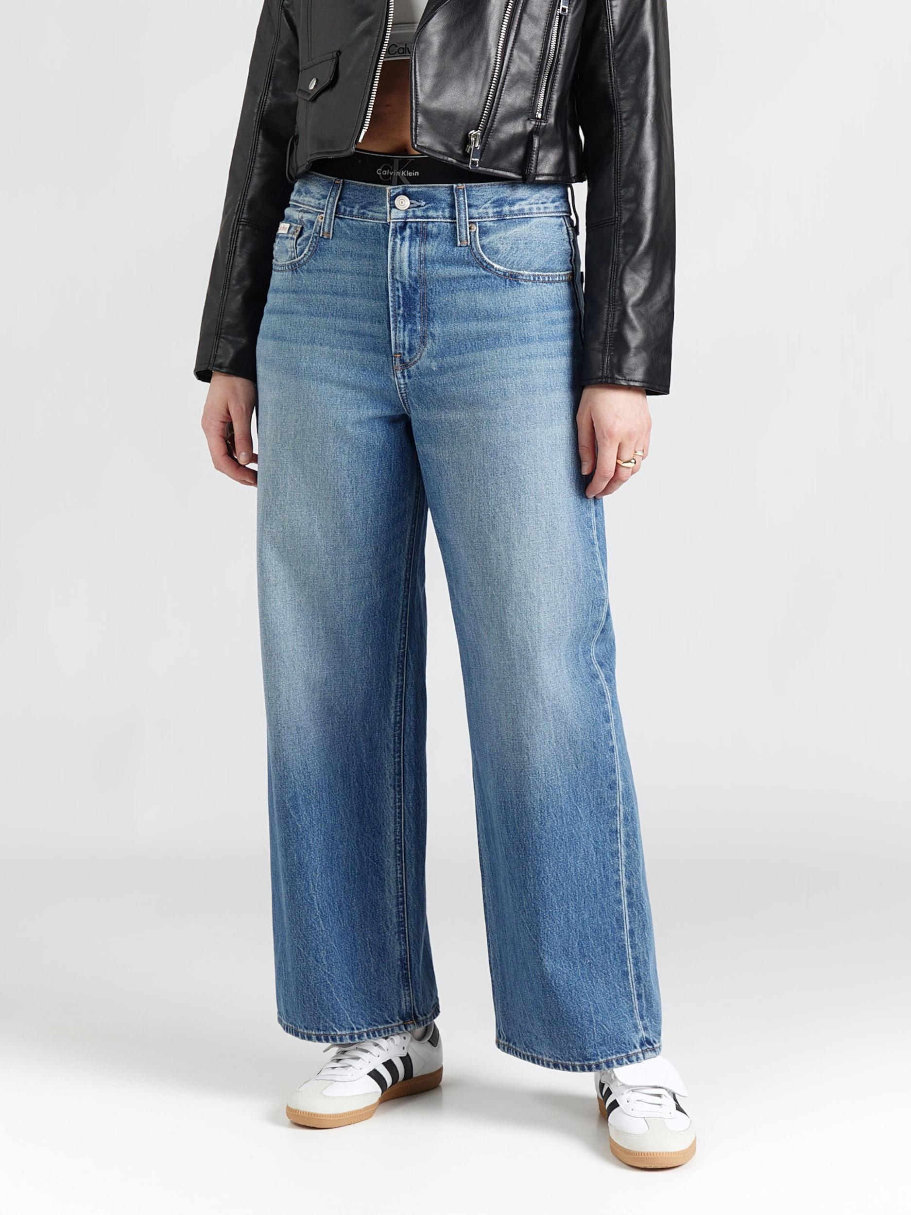 Calvin Klein Jeans Džinsi tumši zils