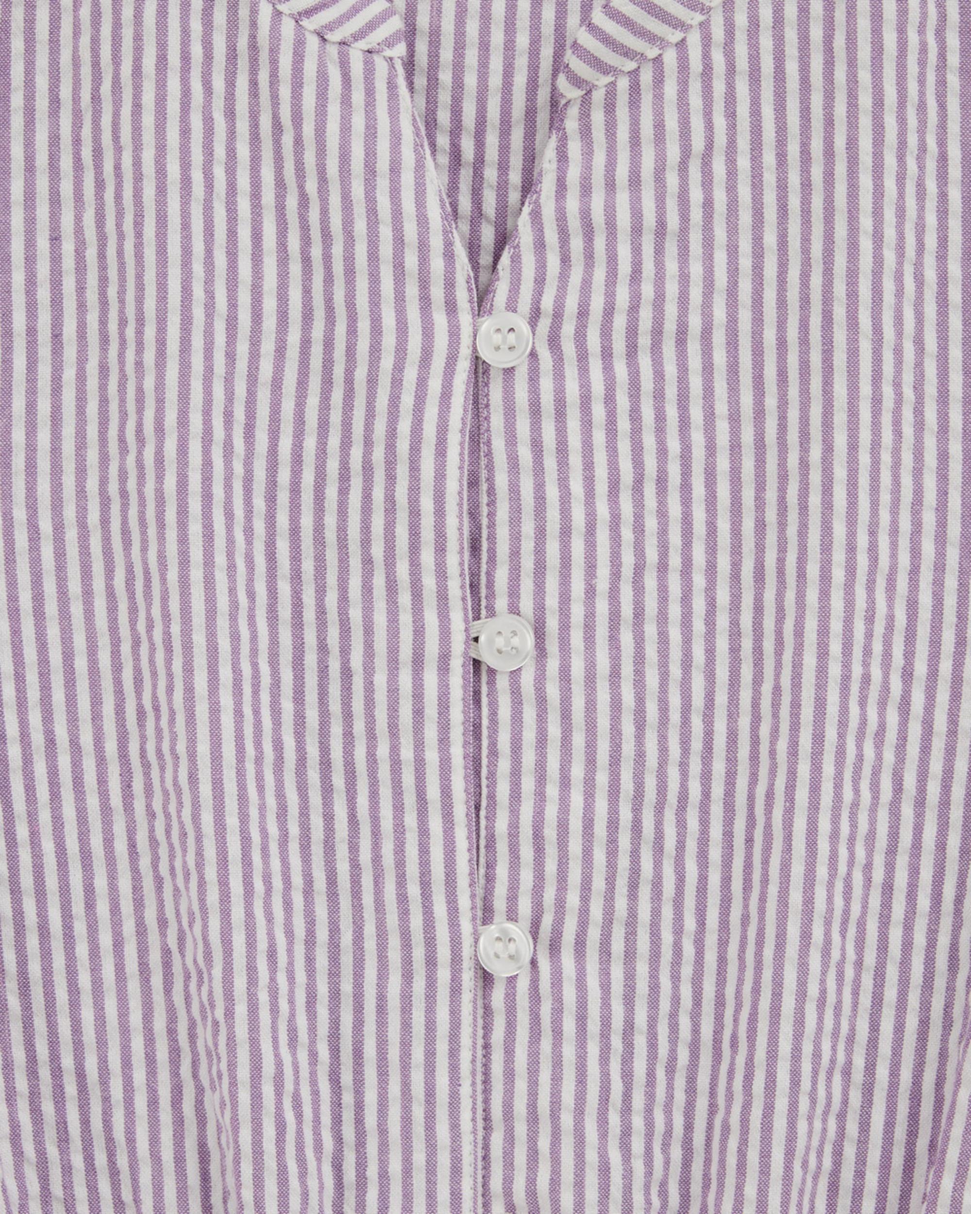 WE Fashion Kleita lillā / vilnbalts