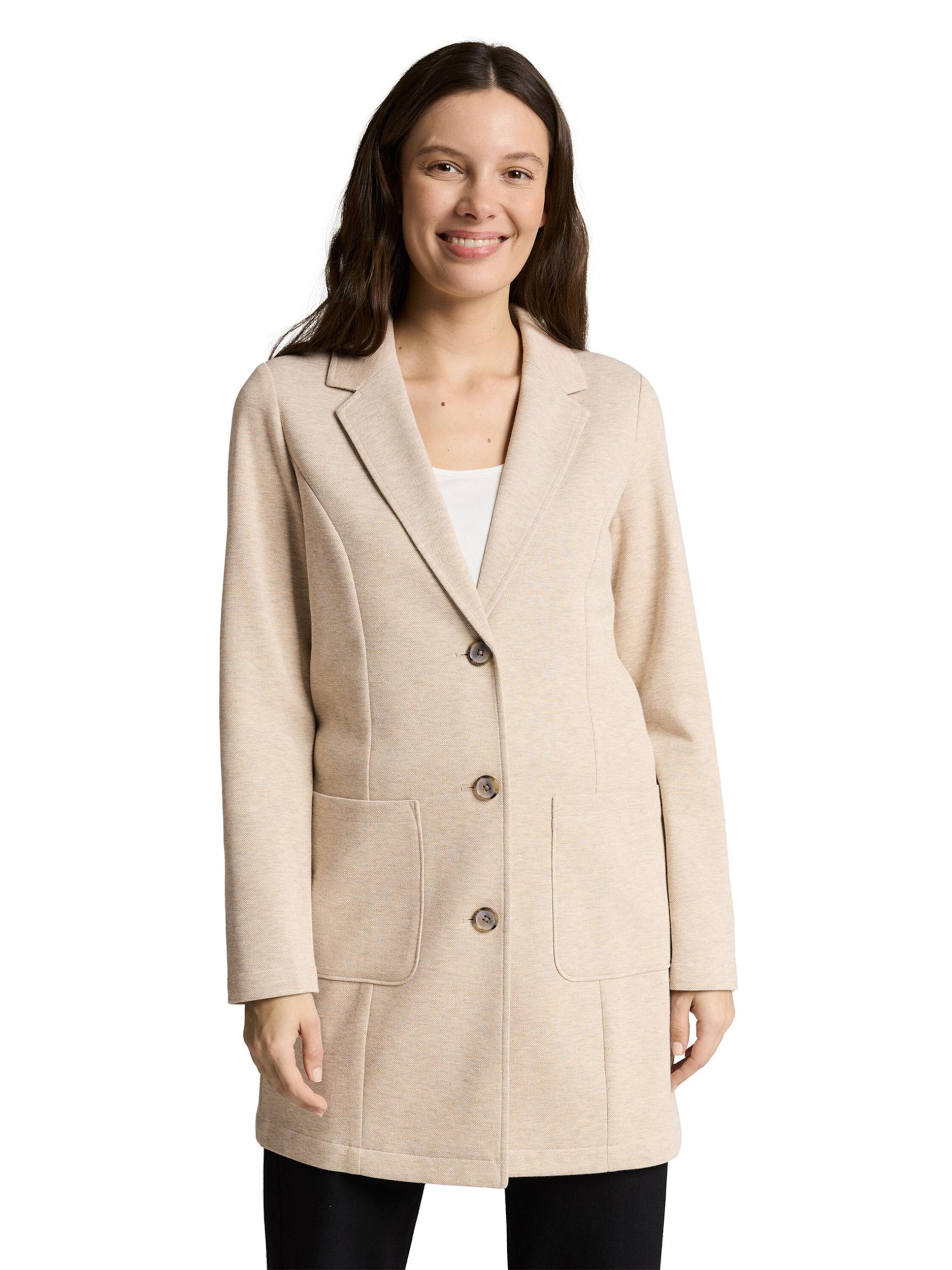 TOM TAILOR Žakete bēšs