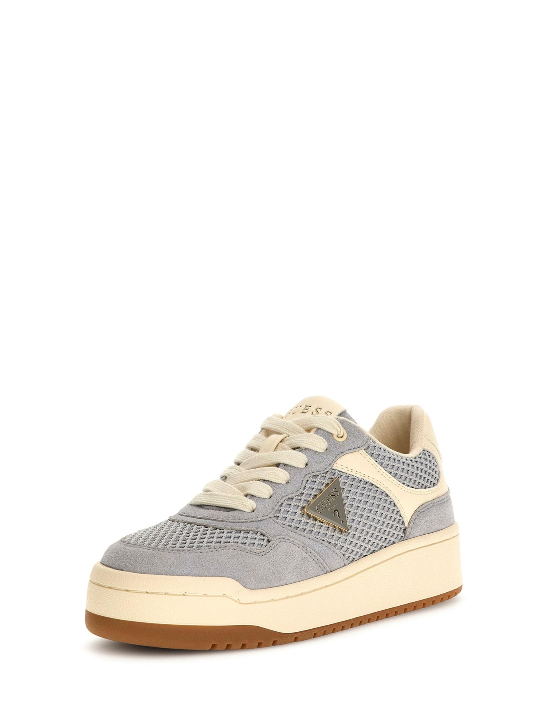 GUESS Zemie brīvā laika apavi 'Miram' nebalināts / ceriņu