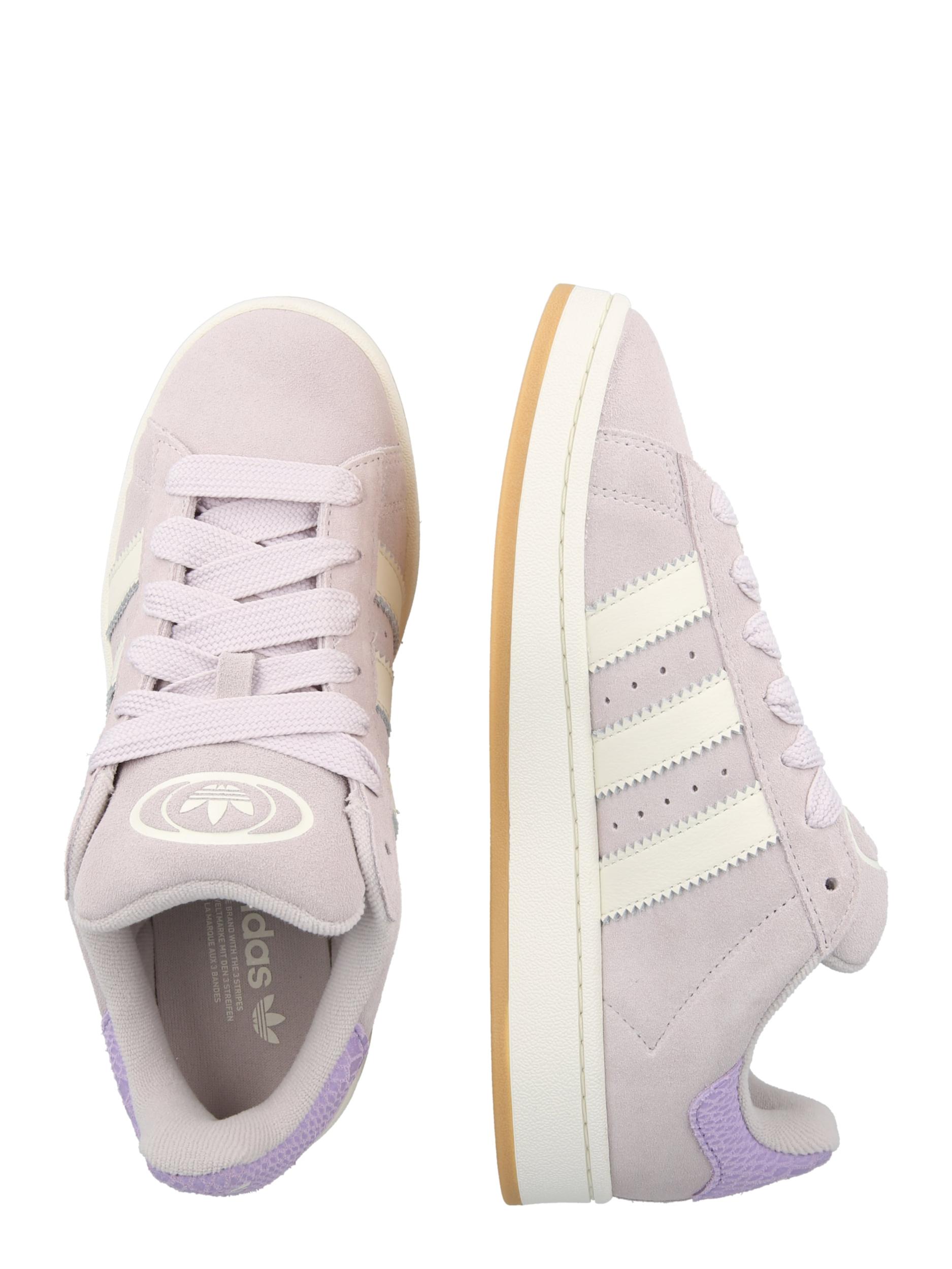 ADIDAS ORIGINALS Zemie brīvā laika apavi 'Campus 00s' ceriņu / balts