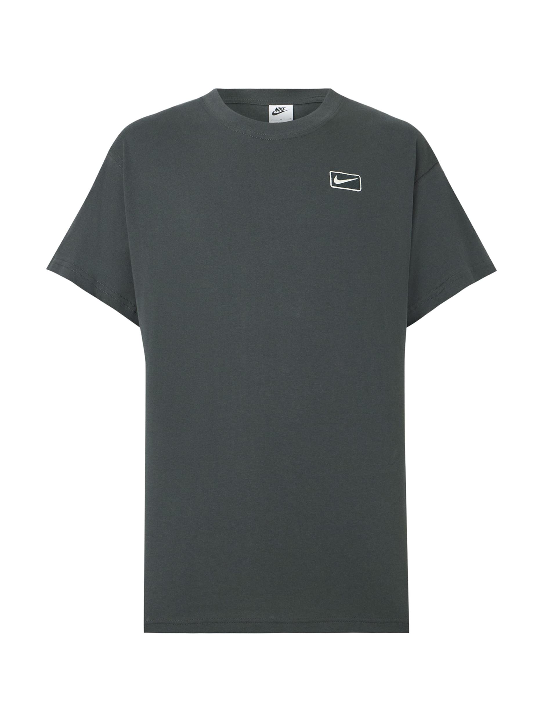 Nike Sportswear T-Krekls antracīta / balts