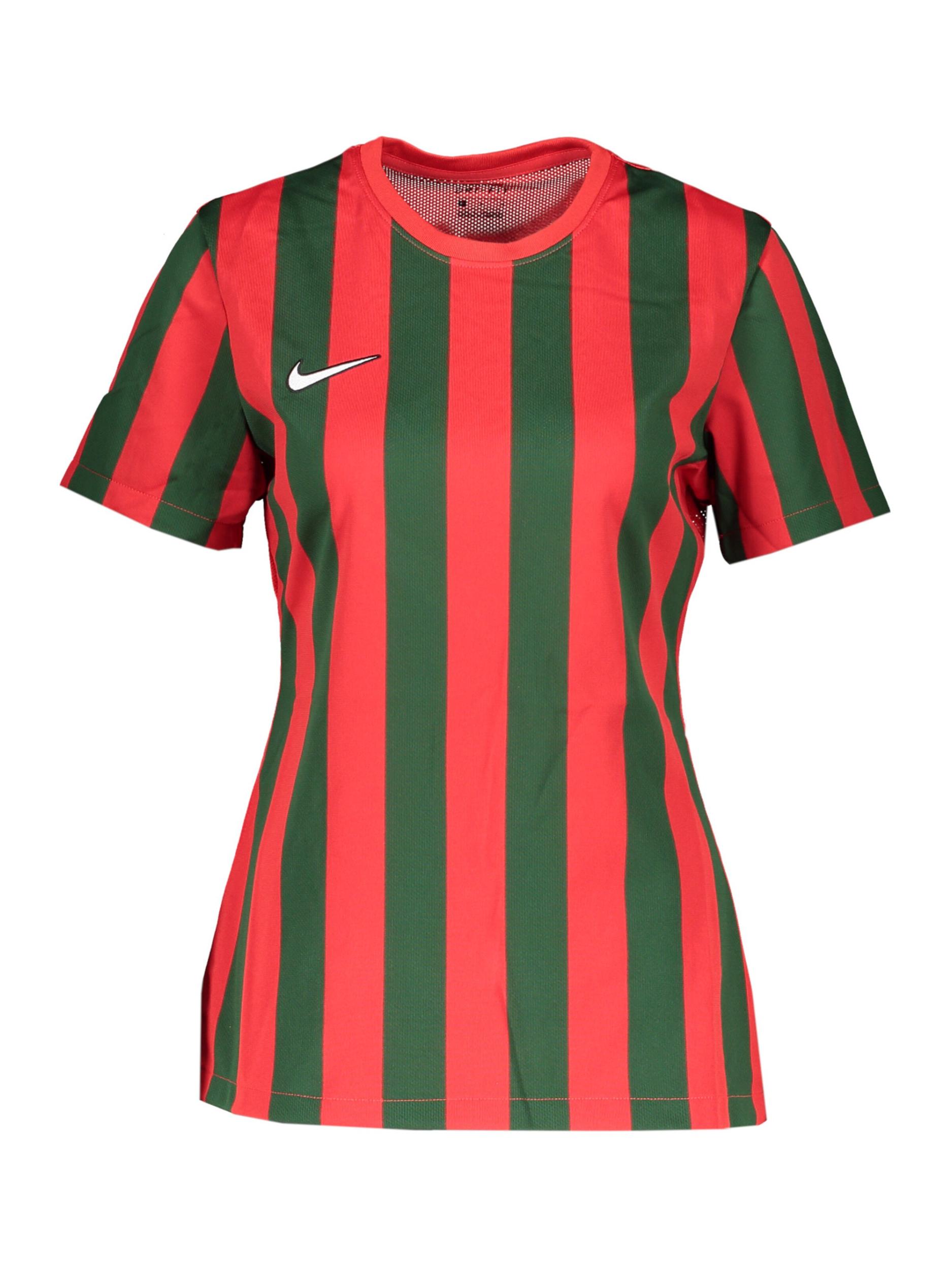 NIKE Sportiska stila krekls 'Striped Division IV' olīvzaļš / sarkans / balts