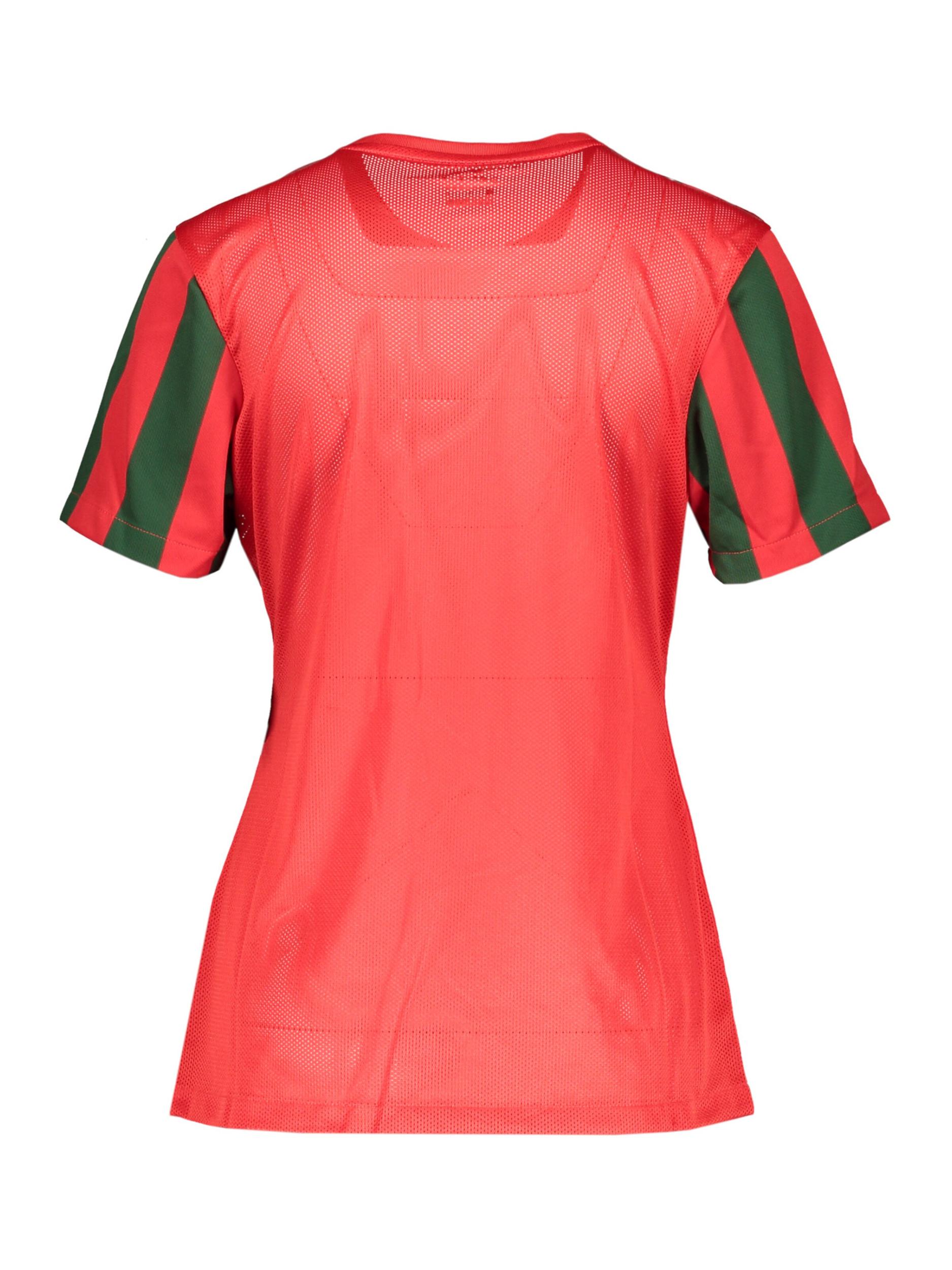 NIKE Sportiska stila krekls 'Striped Division IV' olīvzaļš / sarkans / balts