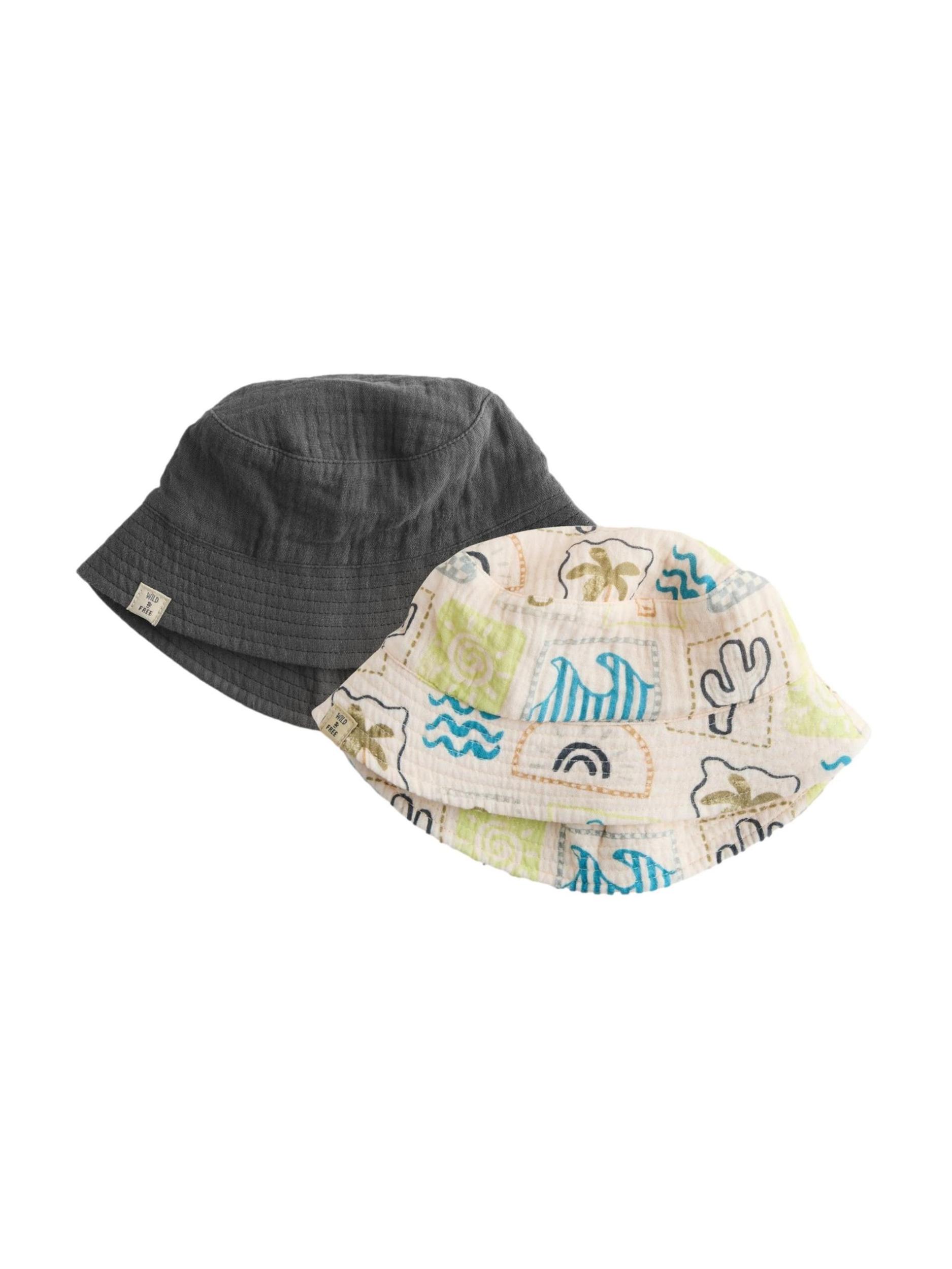 Next Hūte zils / pelēcīgs / tumši pelēks / gaiši zaļš