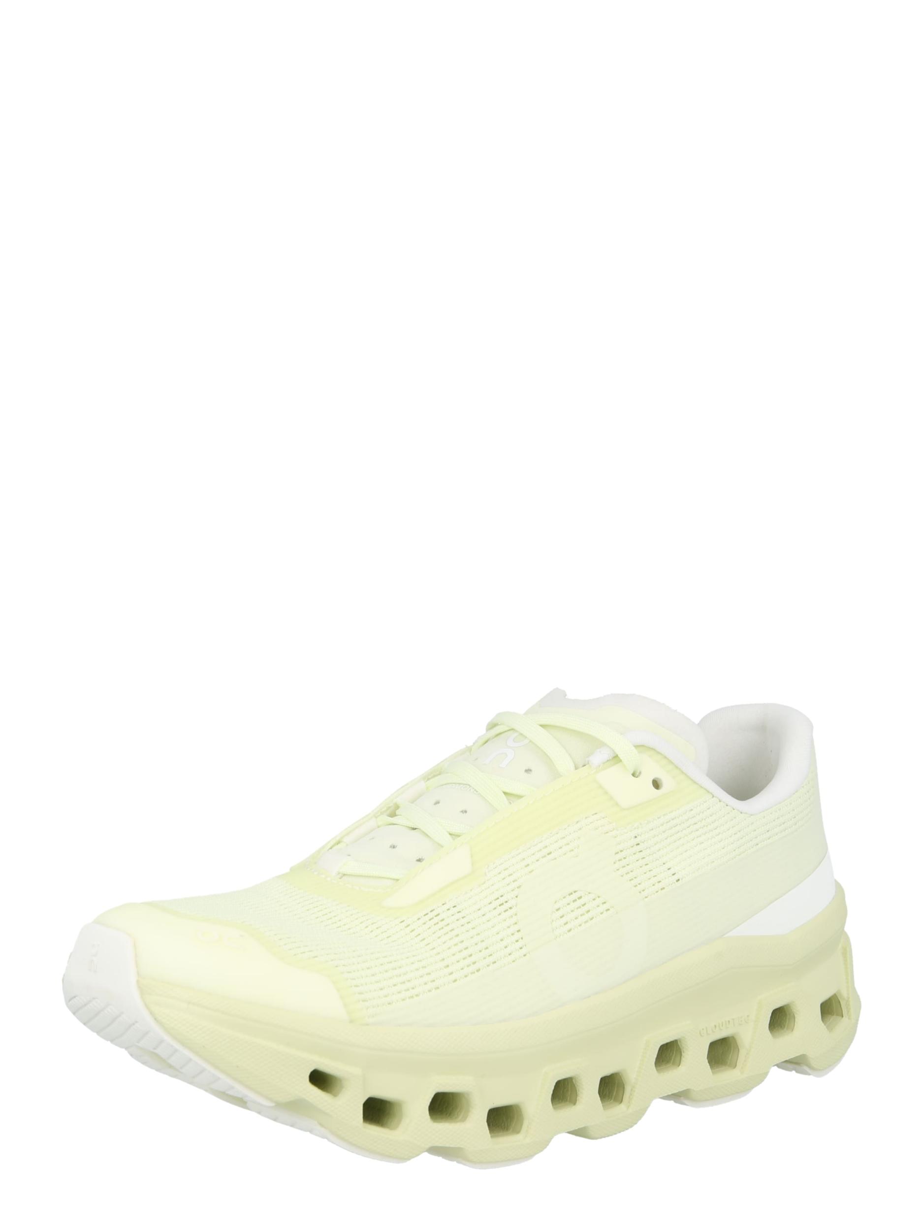 On Skriešanas apavi 'Cloudmonster Void' gaiši dzeltens / balts