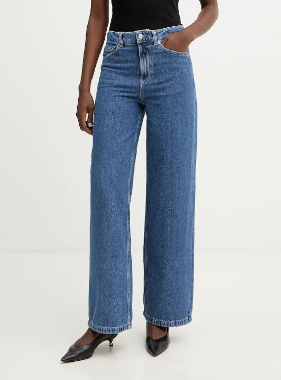 Taisna piegriezuma džinsi