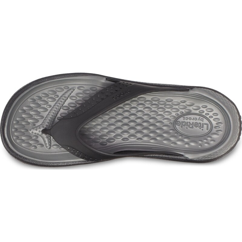 Crocs LiteRide Flip Black/Slate Grey