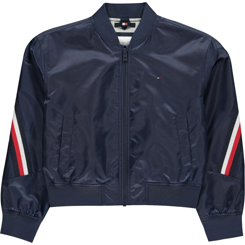 Tommy hilfiger tape hot sale bomber jacket