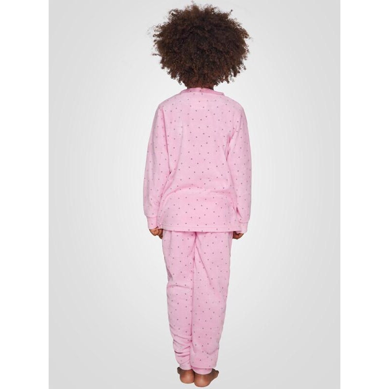 Muydemi mīksta bērnu pidžama "Boss Girl Light Pink - White - Grey"