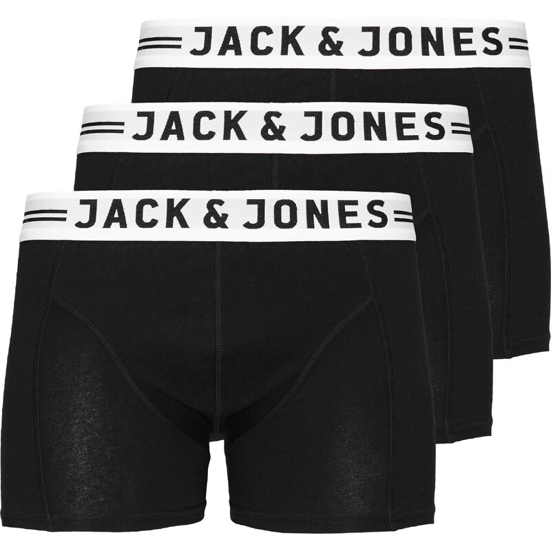 Jack & Jones Junior Apakšbikses melns / balts