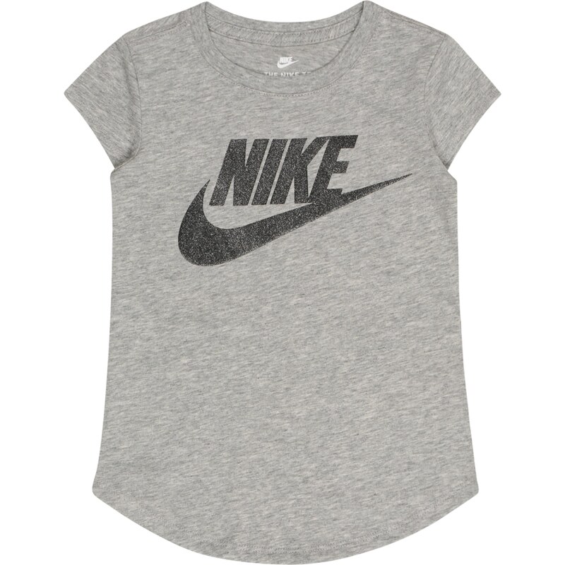 Nike Sportswear T-Krekls tumši pelēks / melns