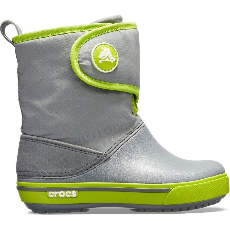 Crocs Kids Crocband II.5 Gust Boot Charcoal Volt Green GLAMI.lv