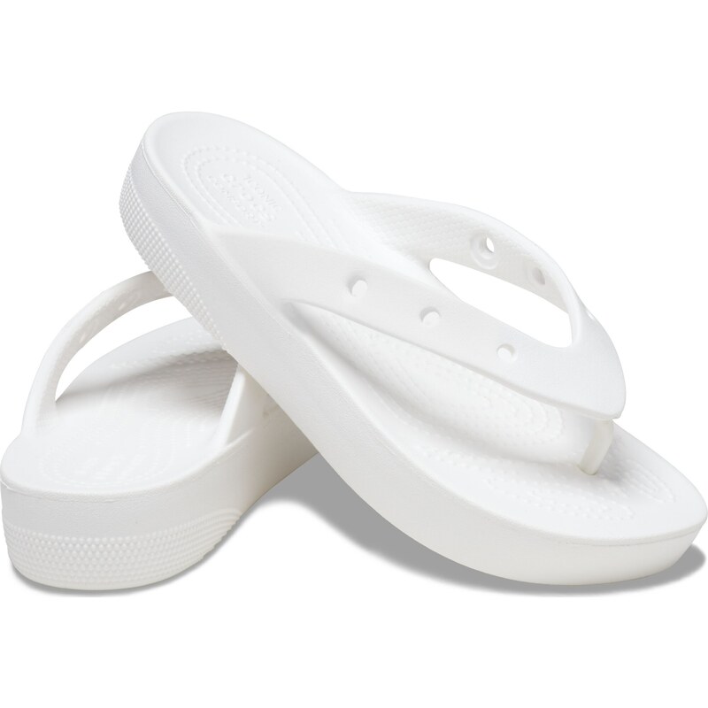 Crocs Classic Platform Flip Women's White