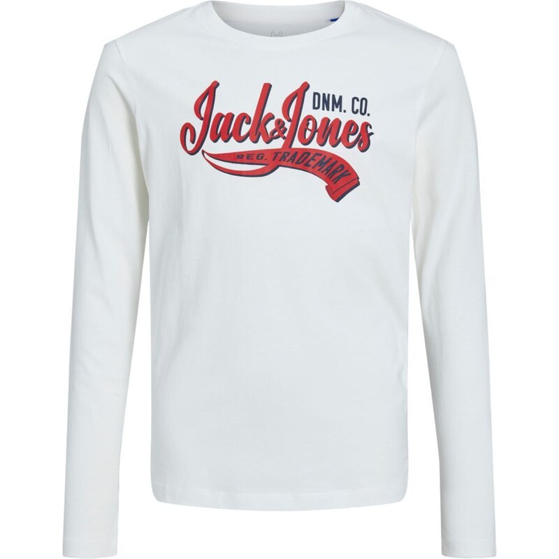 Jack & Jones Junior T-Krekls sarkans / melns / balts