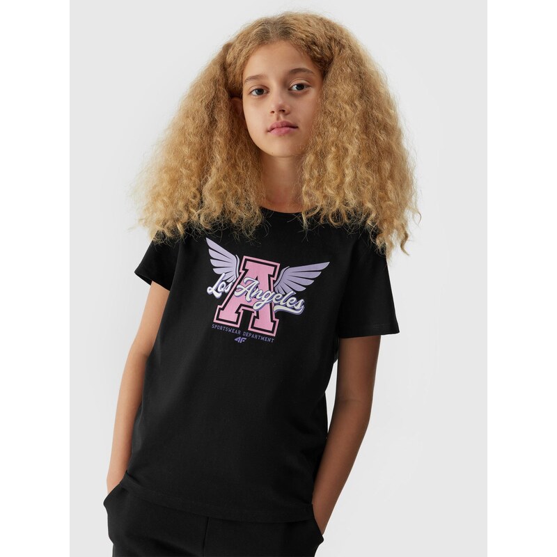 4F Meiteņu t-krekls ar apdruku