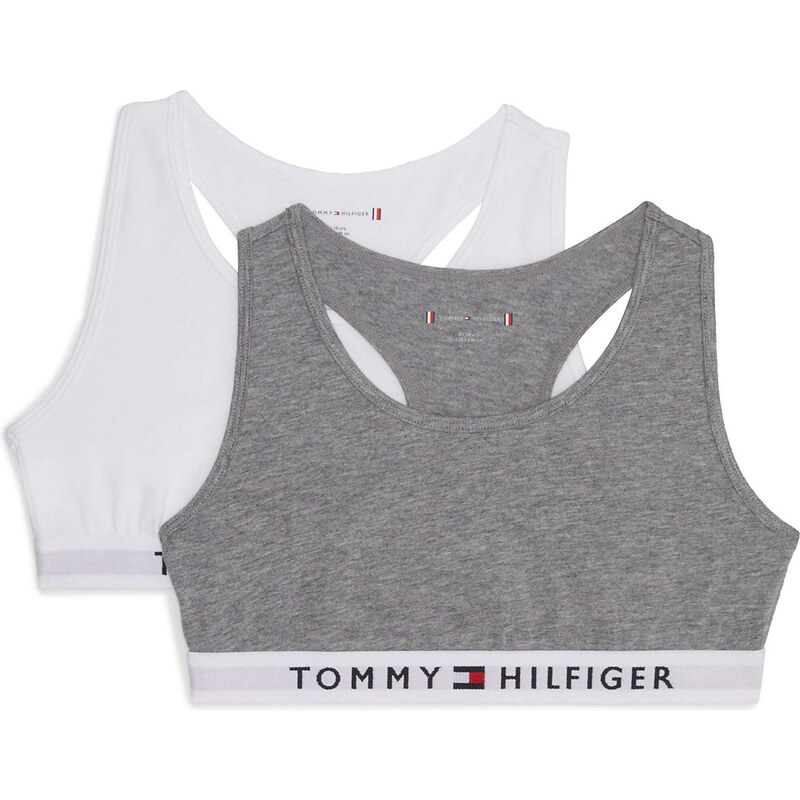 Tommy Hilfiger Underwear Krūšturis tumši zils / pelēks / sarkans / balts